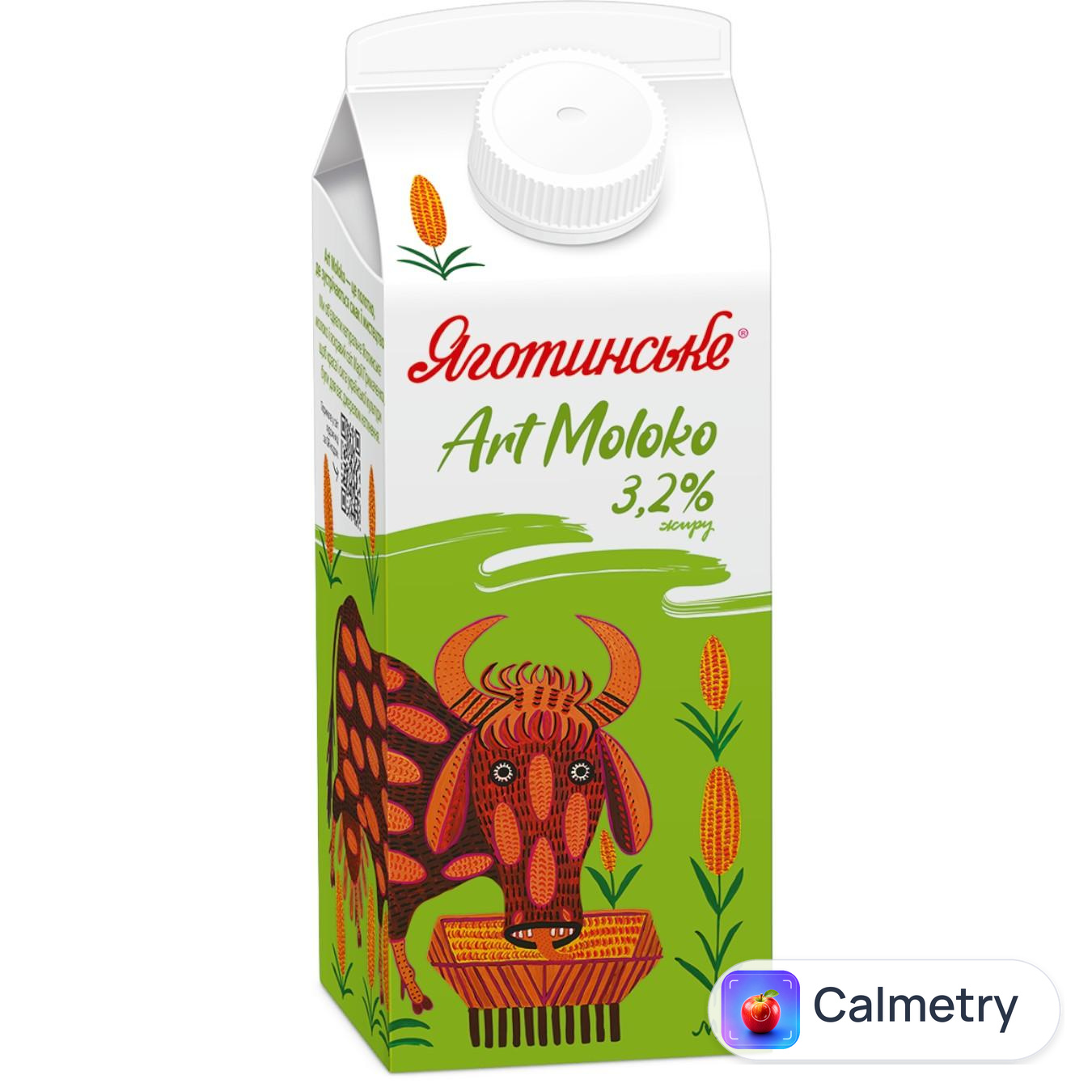 Молоко Яготинське Art moloko пастеризоване 3,2% 750г