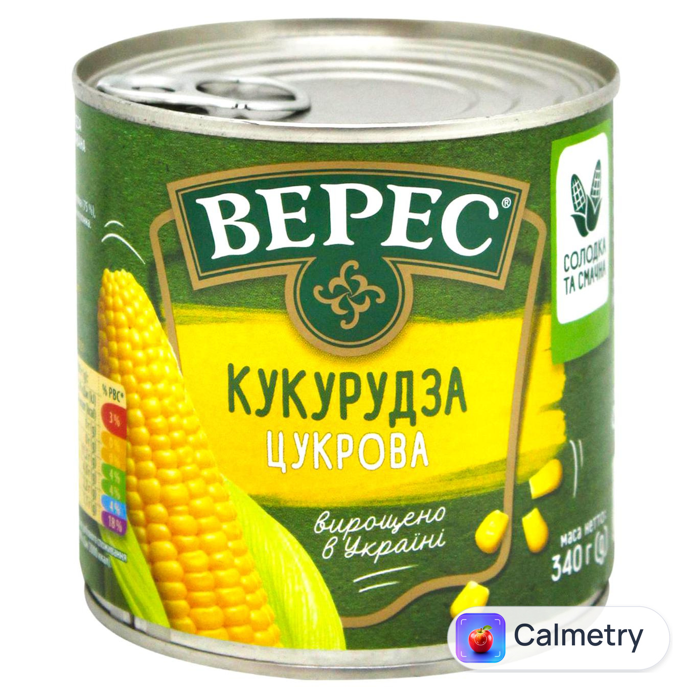 Кукурудза Верес цукрова 340г — фото продукту