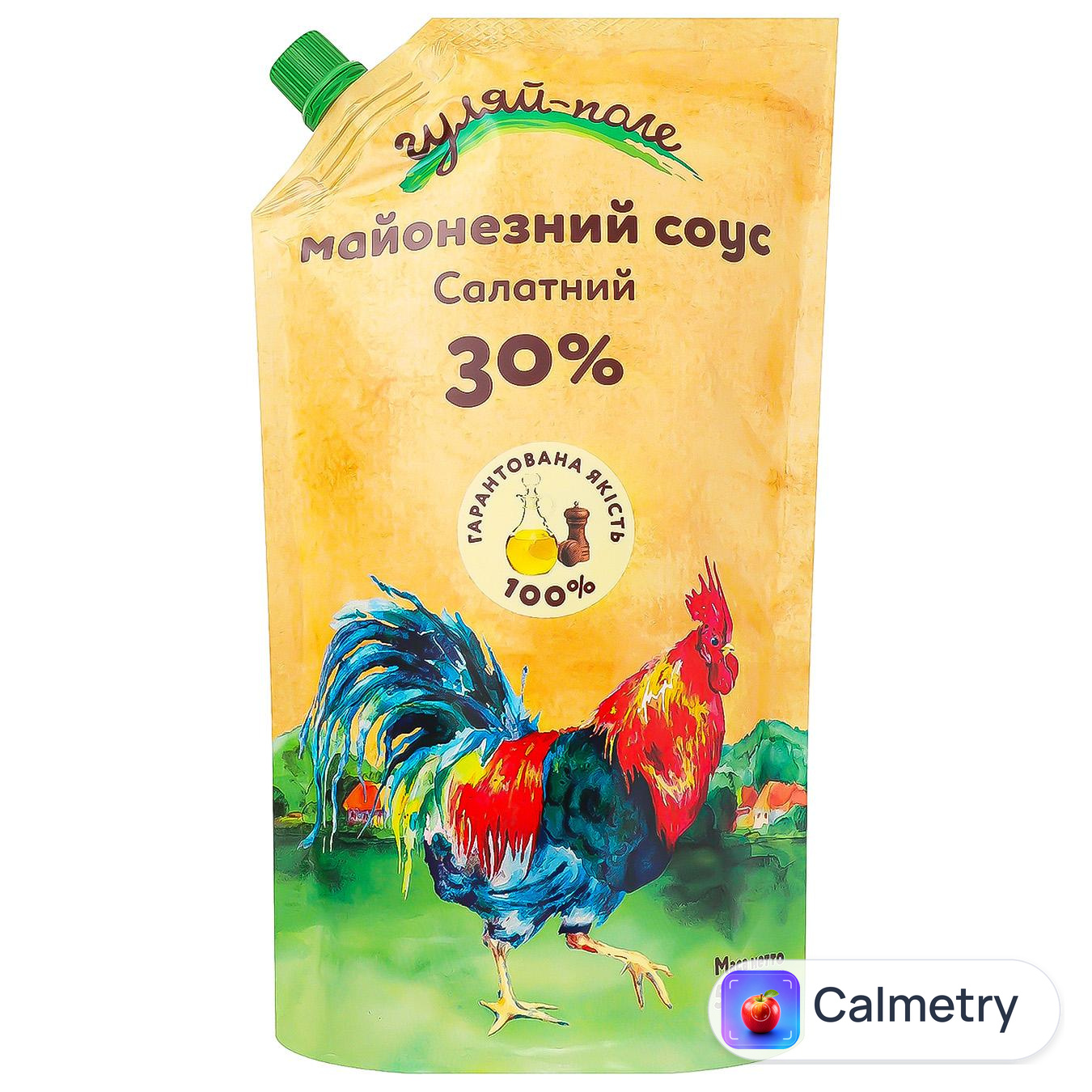 Майонезний соус Гуляй-поле Салатний 30% 500г