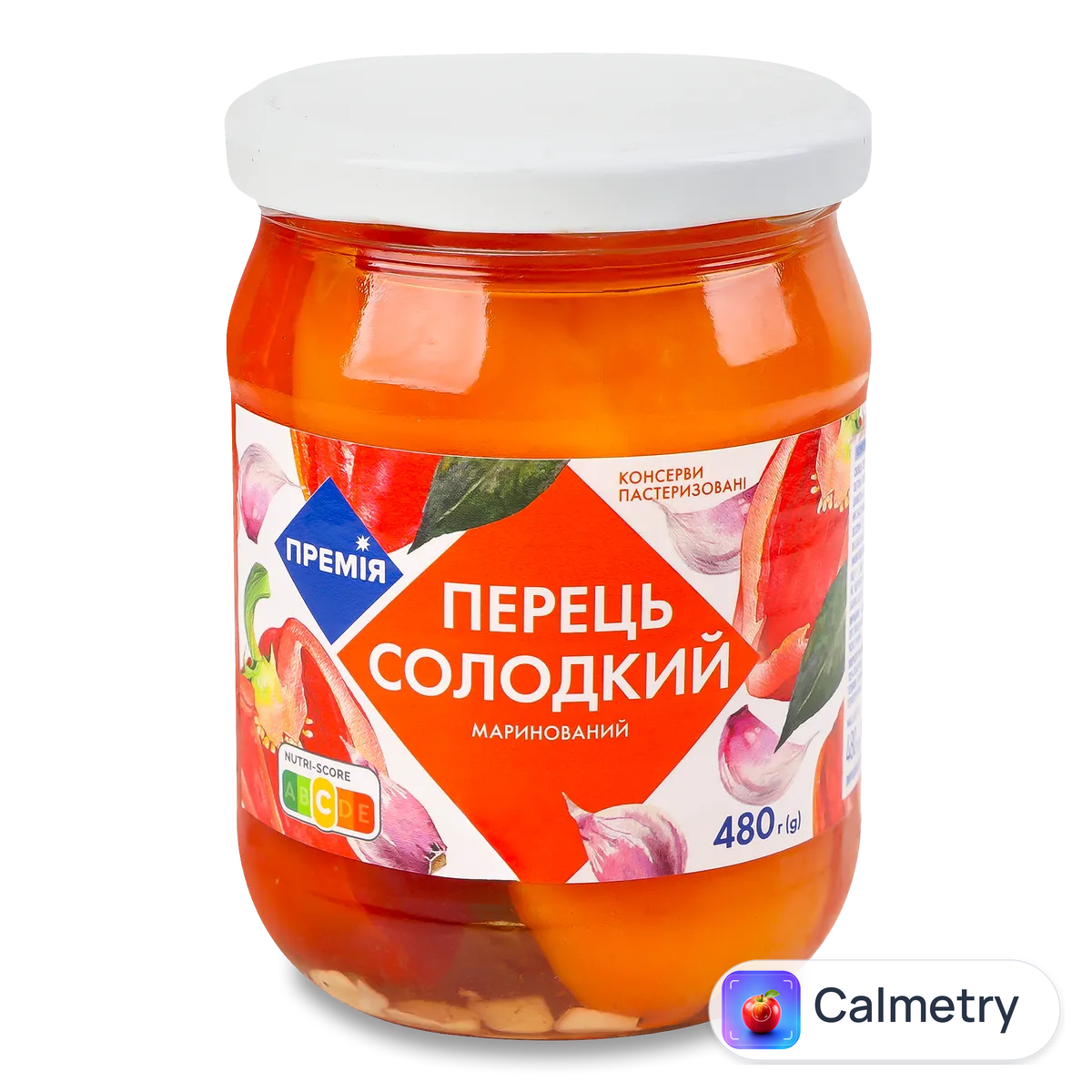 Перець солодкий «Премія»® маринований пастеризований 480г