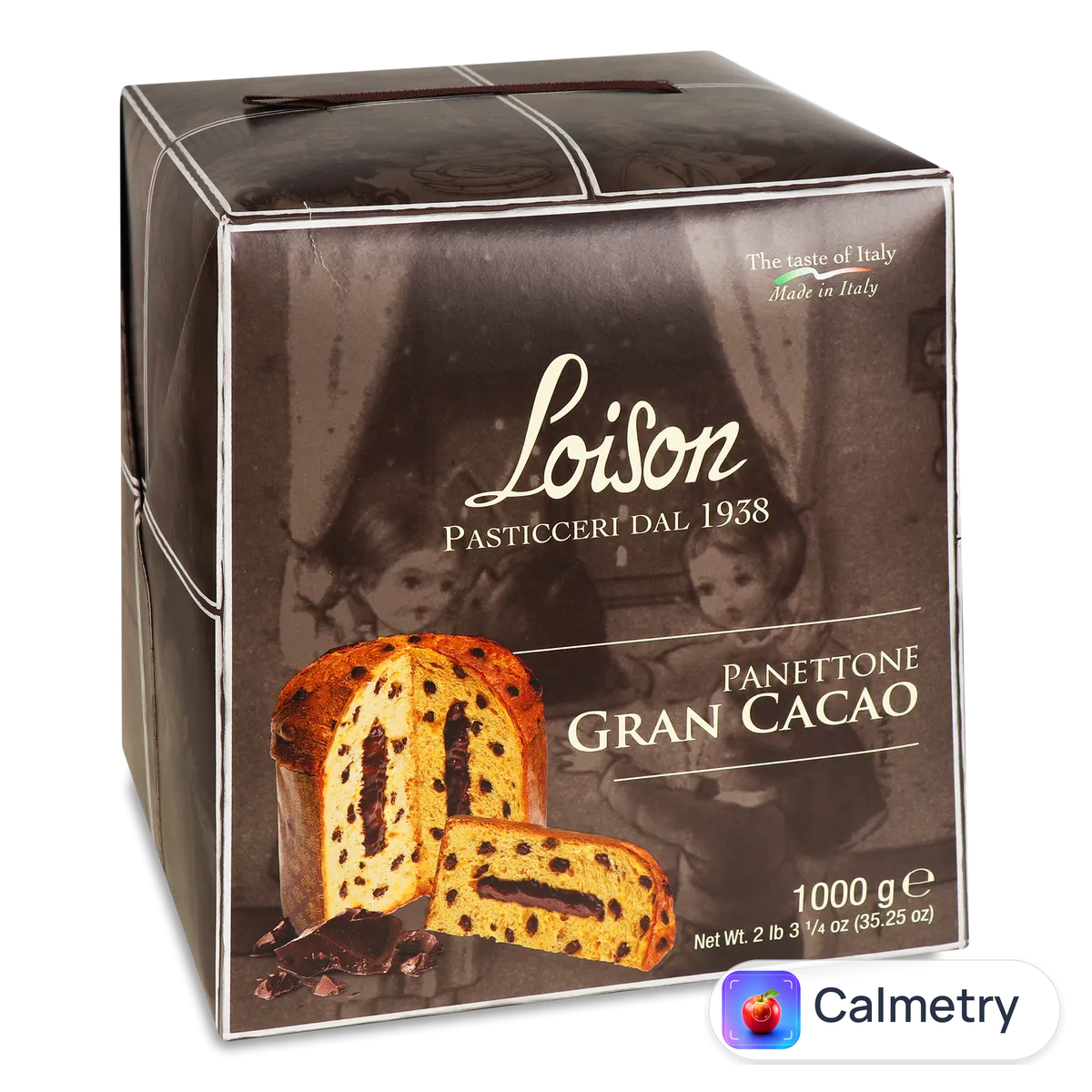 Кекс Loison «Панеттоне» шоколадний дроп-шок крем Gran Cacao 1кг