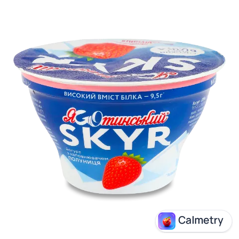 Йогурт Яготинське Skyr полуниця 1,8% стакан