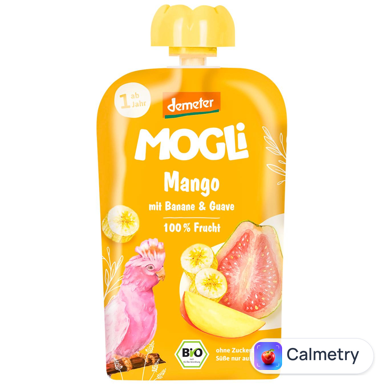 Пюре фруктове Mogli з манго, гуави та бананом органічне 100г