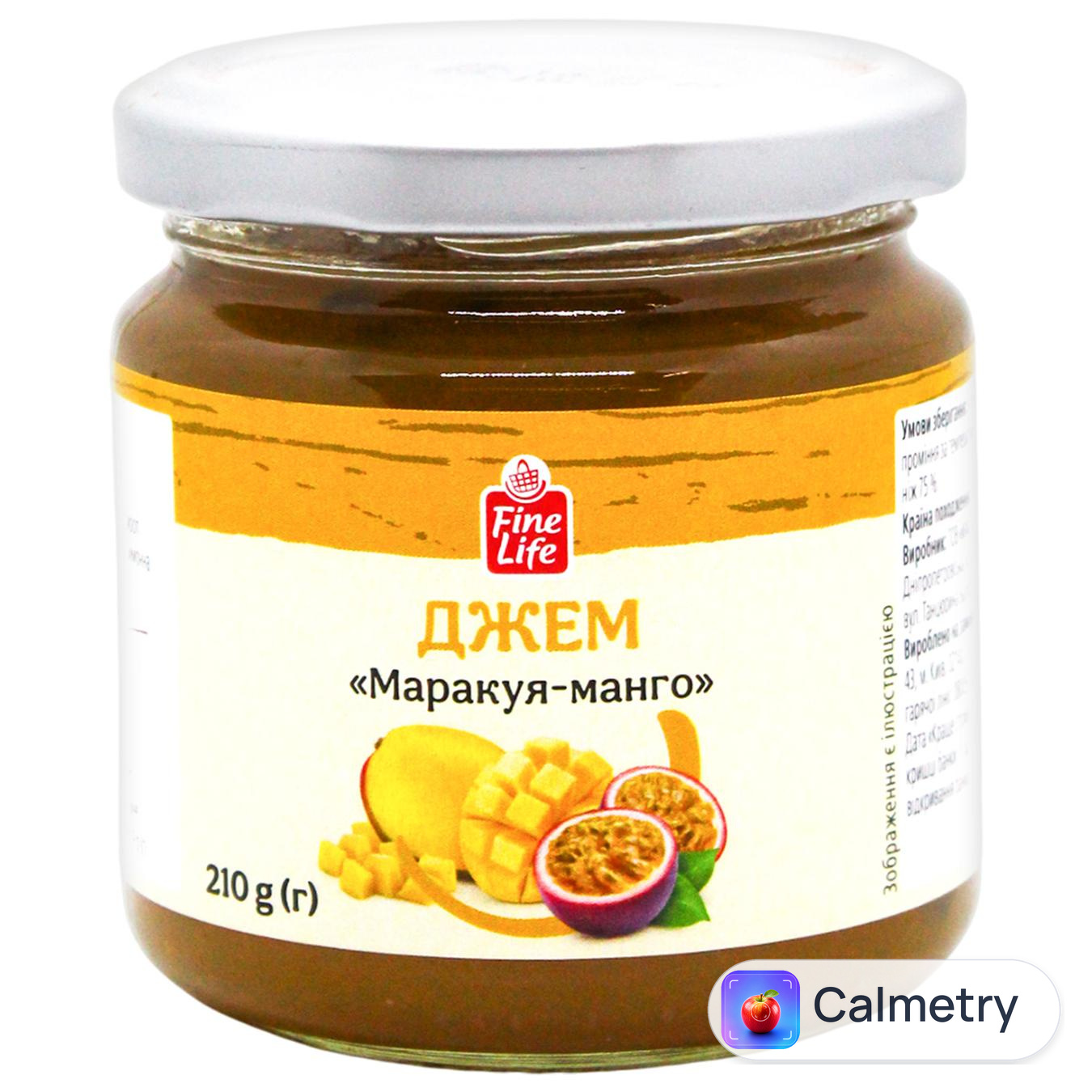 Джем Fine Life Маракуя-манго 210г