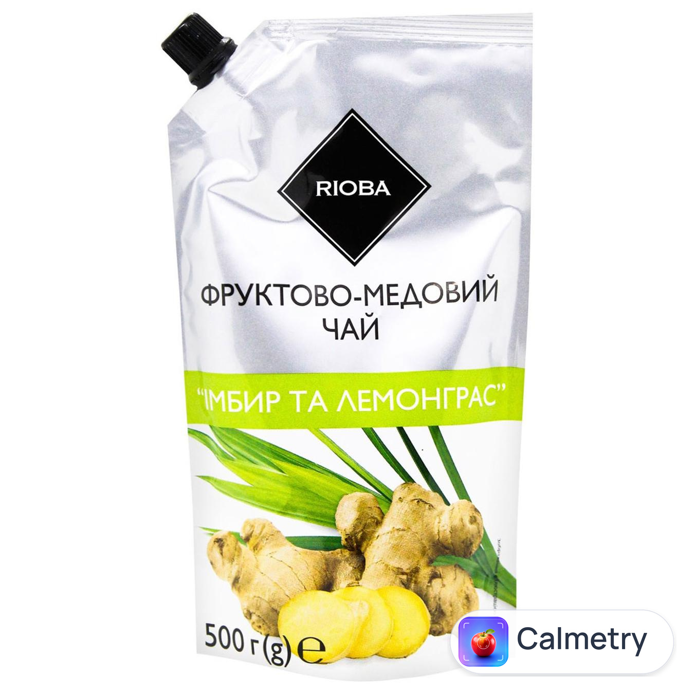 Чай фруктово-медовий Rioba концентрат Імбир та лемонграс 500г