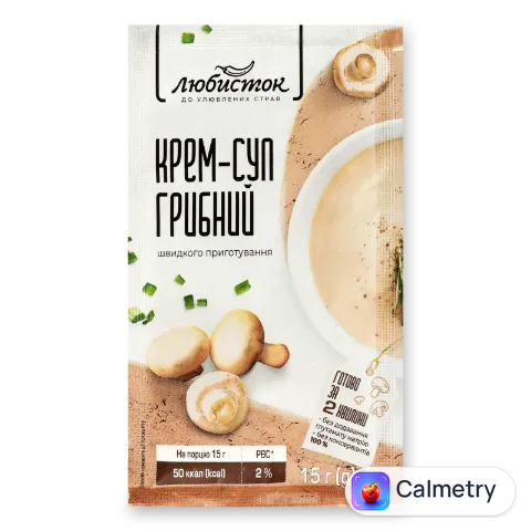 Крем-суп «Любисток» грибний