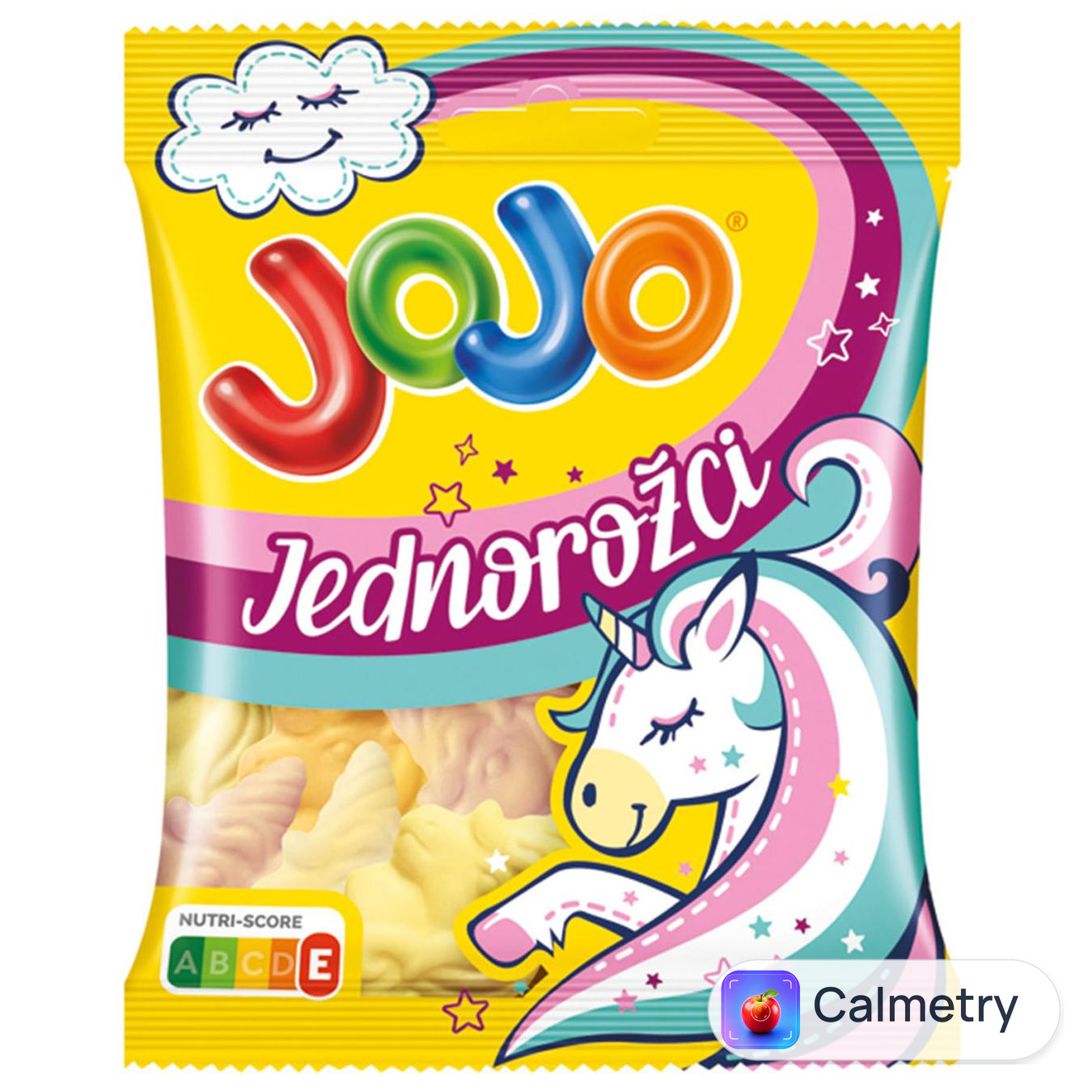 Цукерки Jojo Unicorns желейні з фруктовими смаками 80г — фото продукту