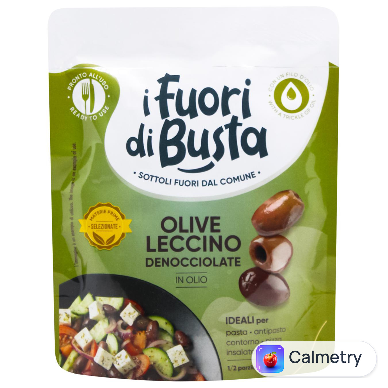 Оливки I Fuori Di Busta Leccino без кісточок 100г