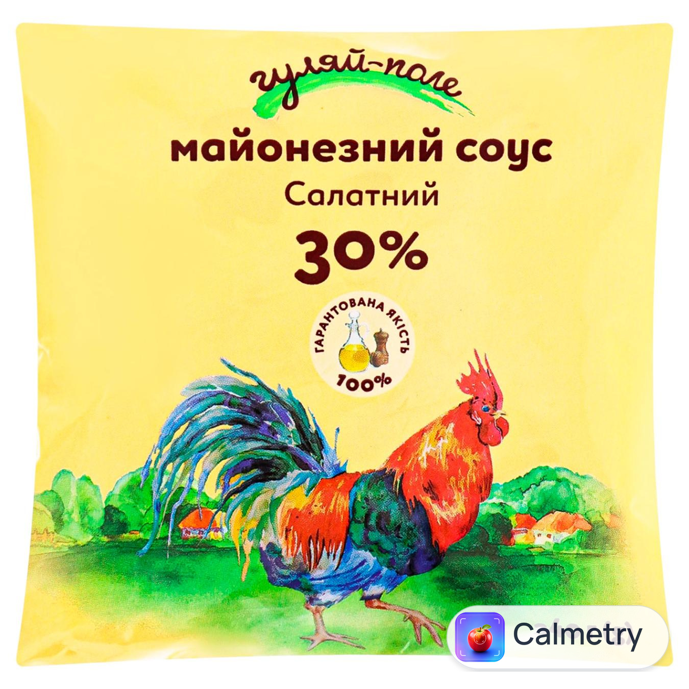 Майонезний соус Гуляй-поле Салатний 30% 340г