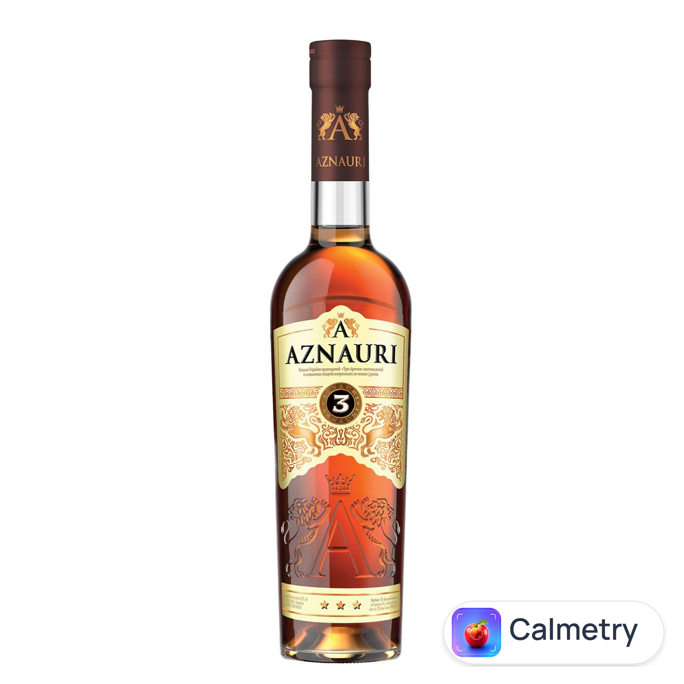 Коньяк України Aznauri 3 роки 40% 0,35л