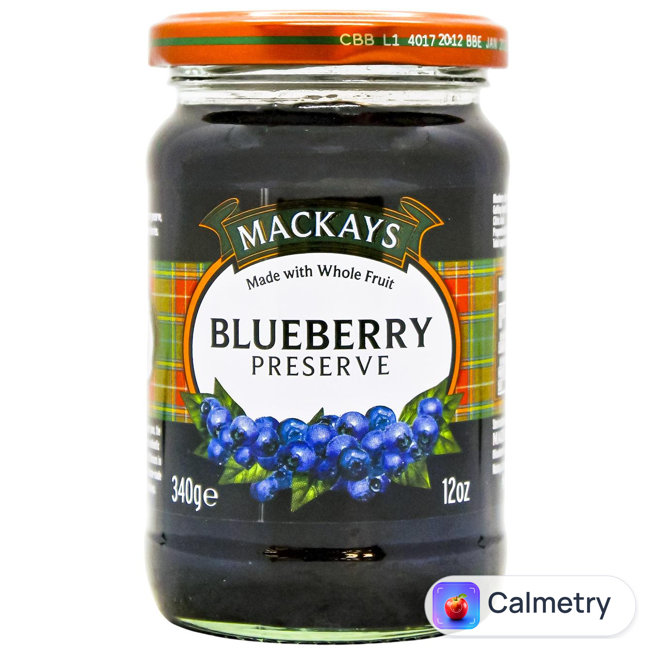 Варення Mackays чорниця 340г