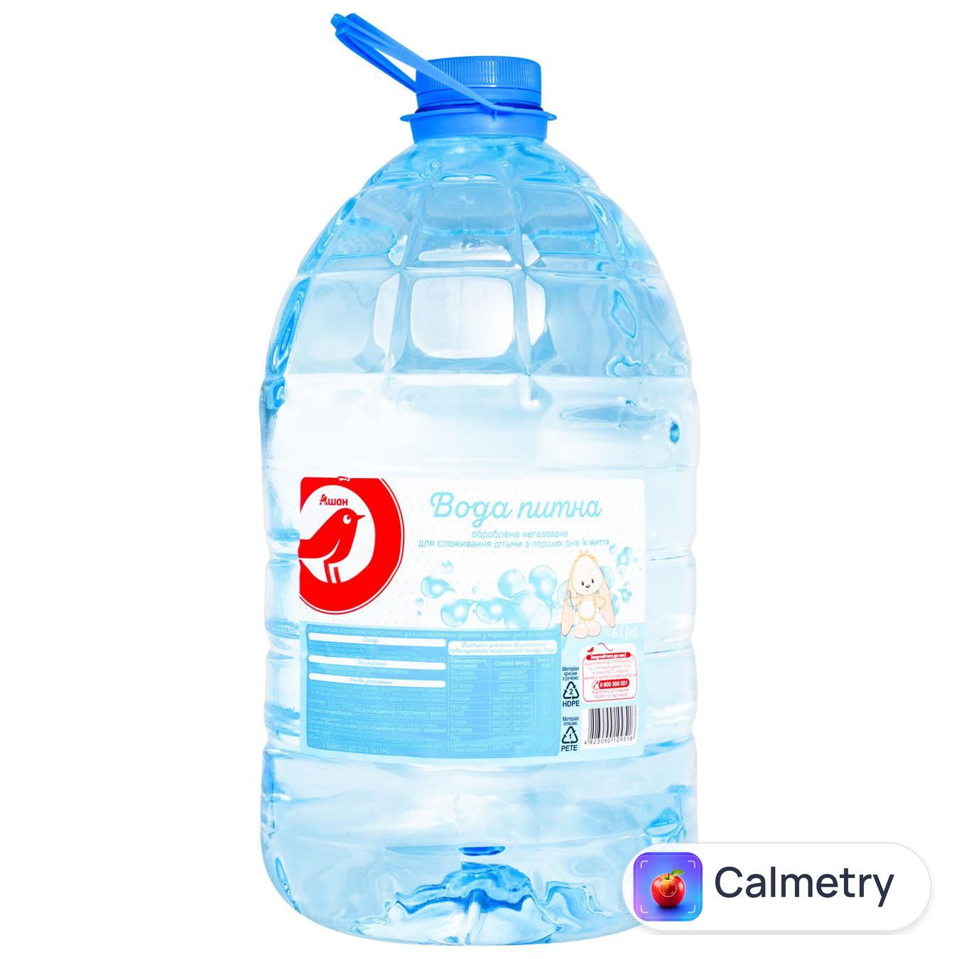Вода питна Auchan дитяча негазована 6л