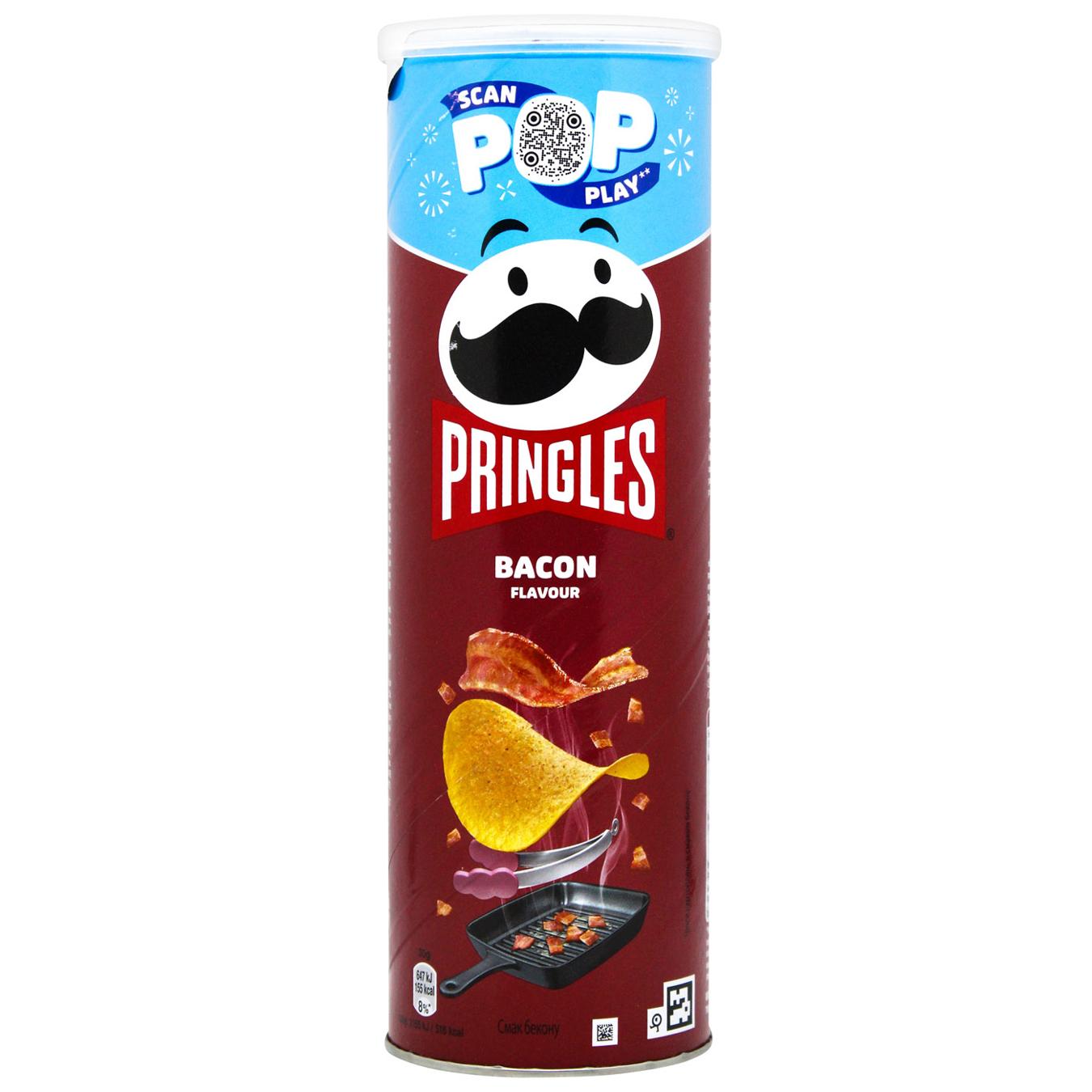 Чипси Pringles Бекон 165г — фото продукту