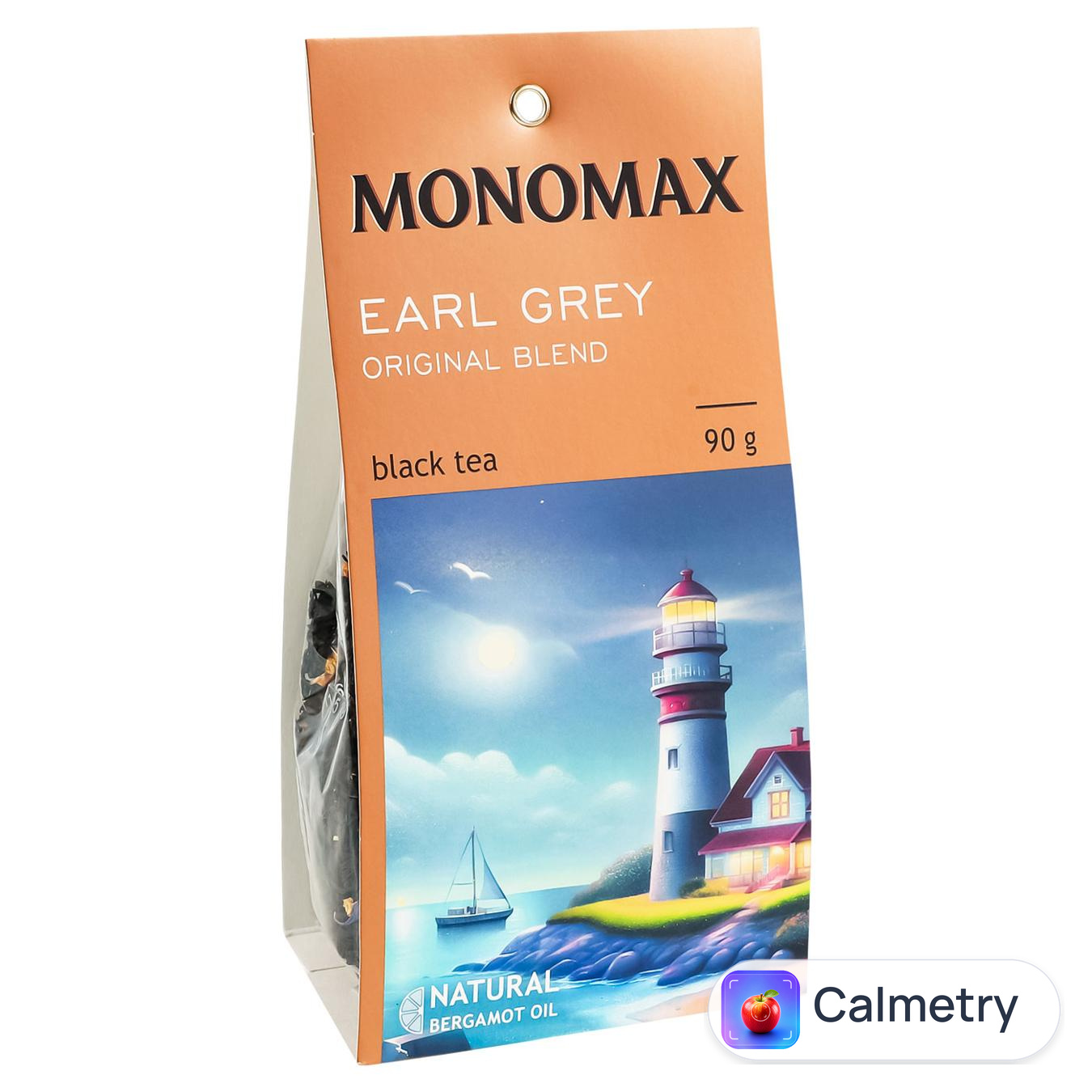 Чай чорний Monomax Original Бергамот 100% 90г — фото продукту