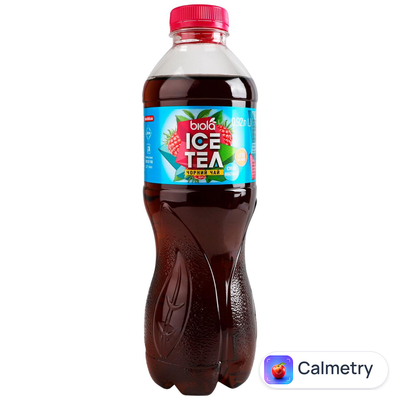 Чай чорний холодний Biola Ice Tea зі смаком малини 0,92л