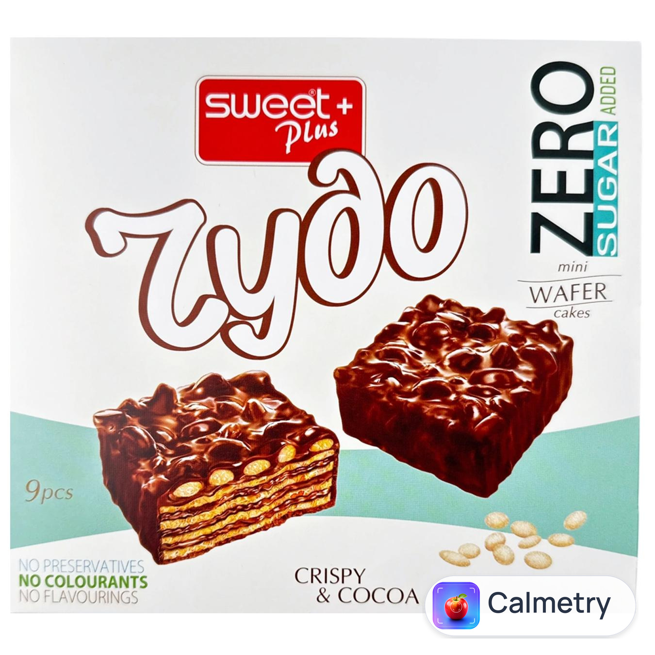 Вафлі Sweet Plus в шок глазурі без цукру 100г