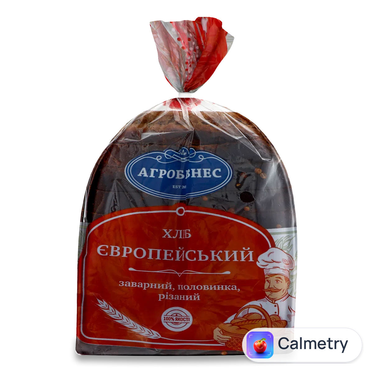 Хліб Агробізнес Європейський заварний різаний 0,35кг