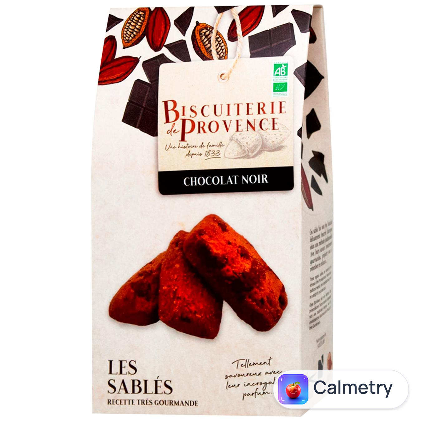 Печиво Biscuiterie de Provence шоколадне органічне 120г