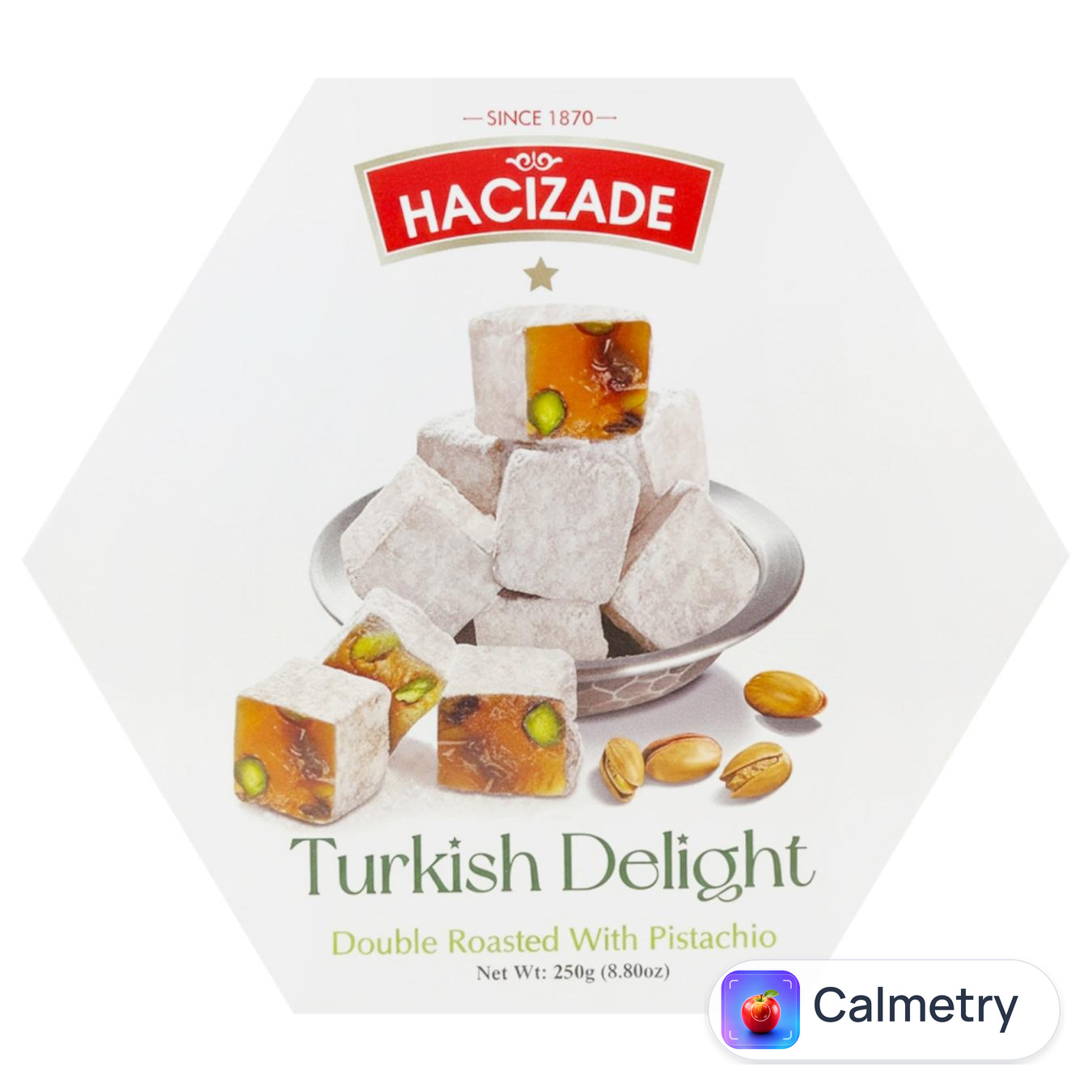 Лукум Hacizade з фісташками 250г