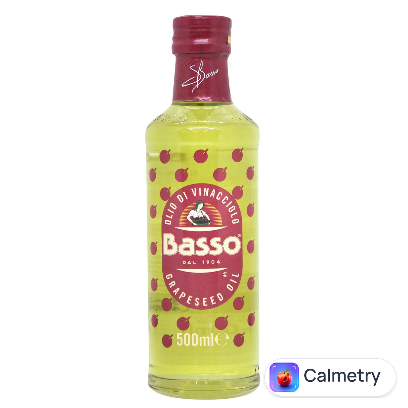 Олія з виноградних кісточок Basso 500мл — фото продукту