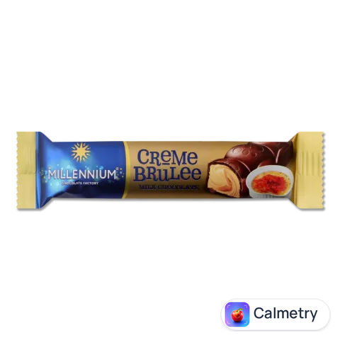 Шоколад молочний Millennium Creme Brulee з начинкою