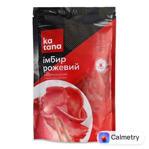 Імбир Katana рожевий маринований 400г