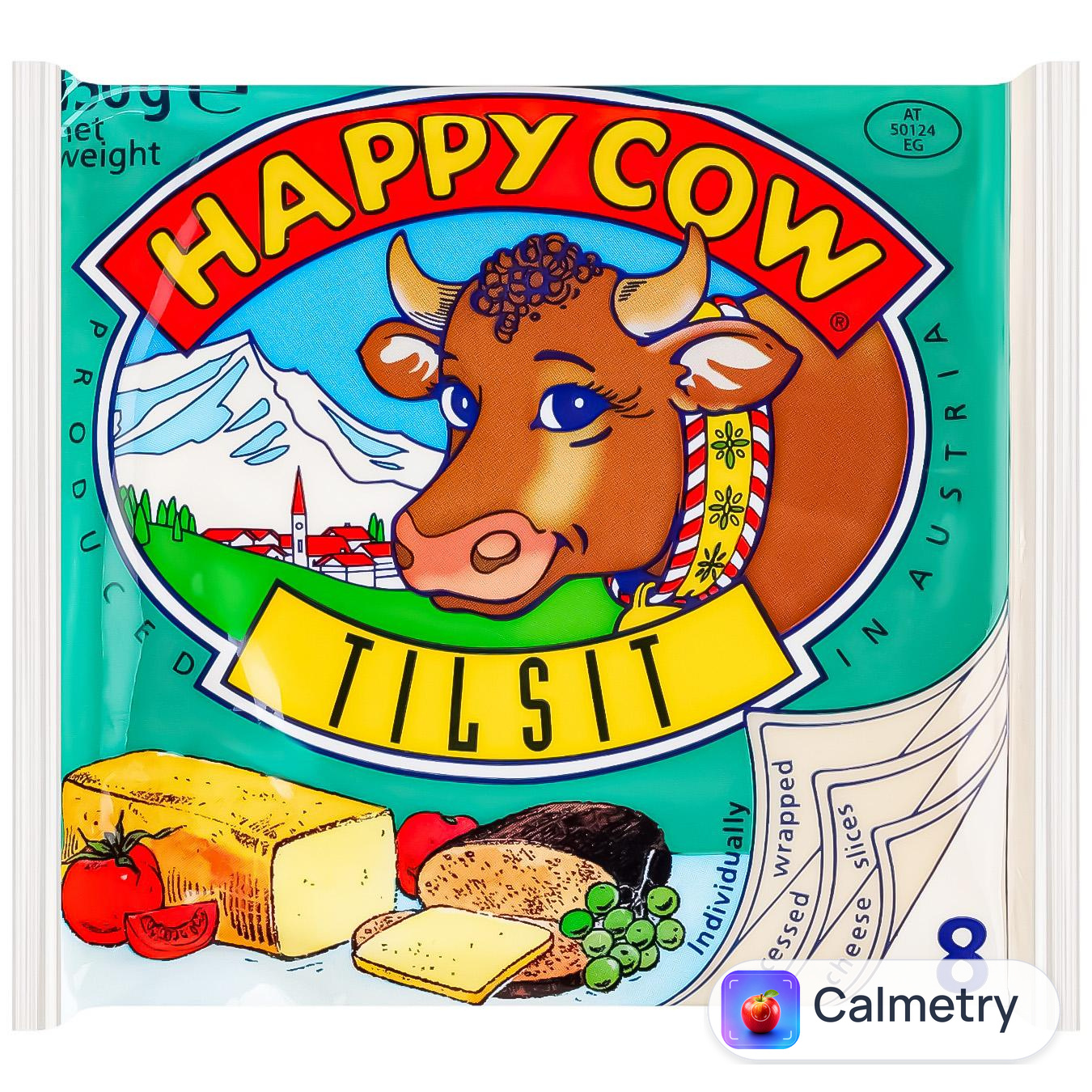Сир плавлений Happy Cow Тільзит скибочками 35% 150г