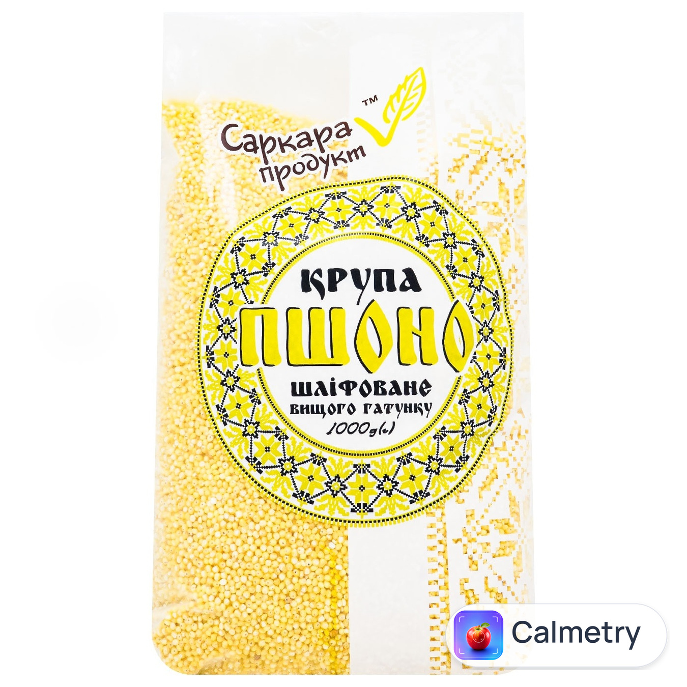 Крупа Саркара продукт пшоно шліфоване 1кг