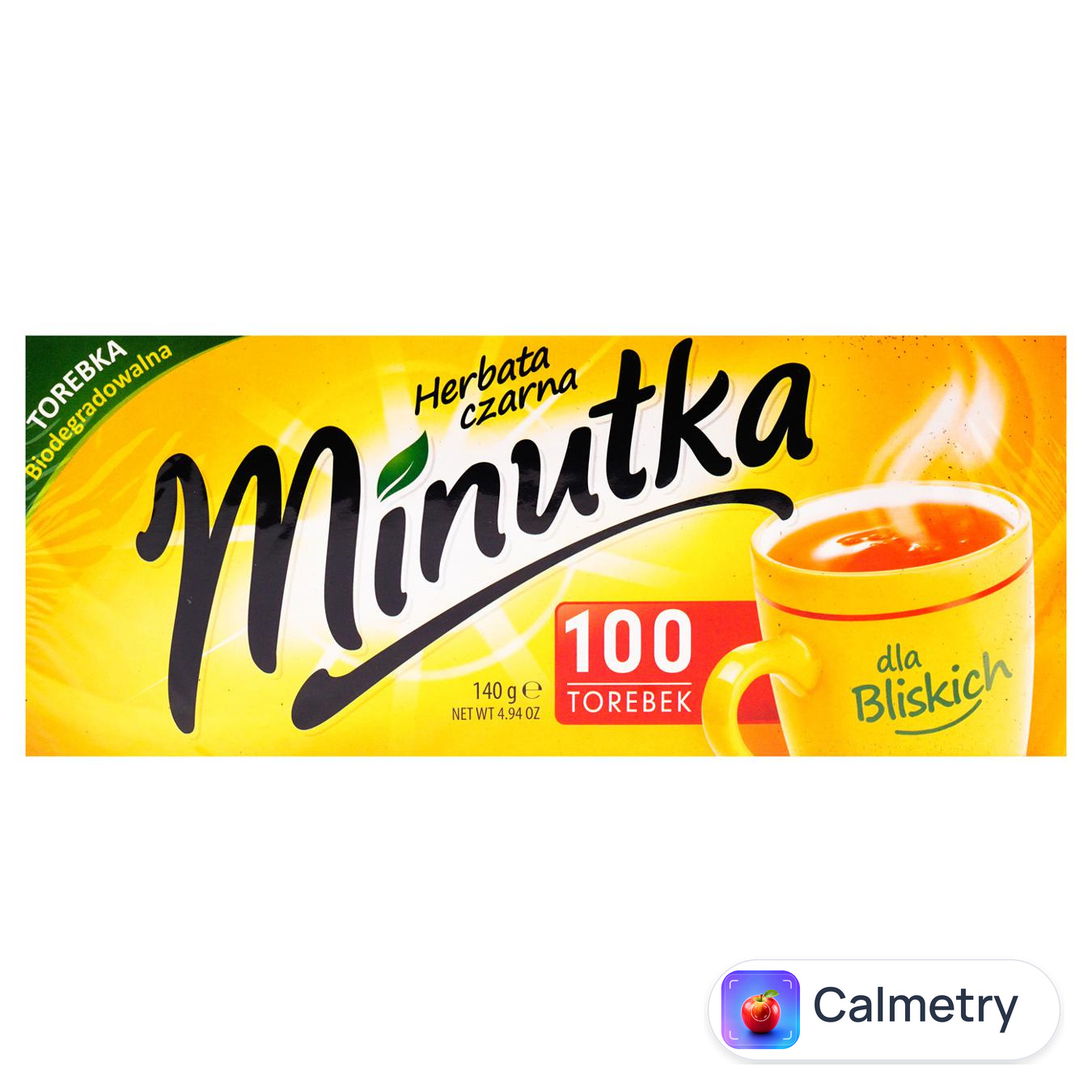 Чай чорний Minutka 1,4г*100шт — фото продукту