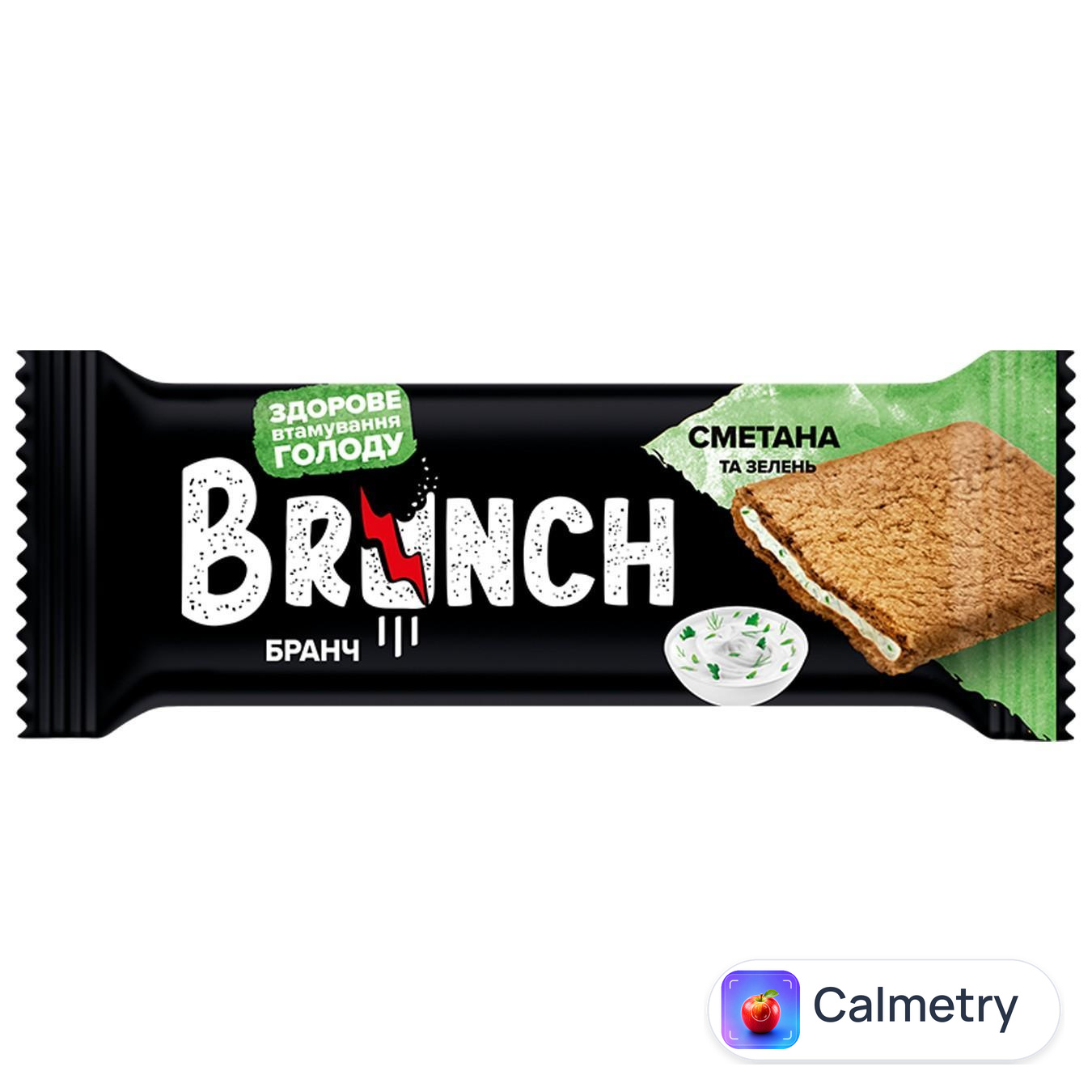 Сендвіч хрусткий Brunch зі сметаною та зеленню 47г