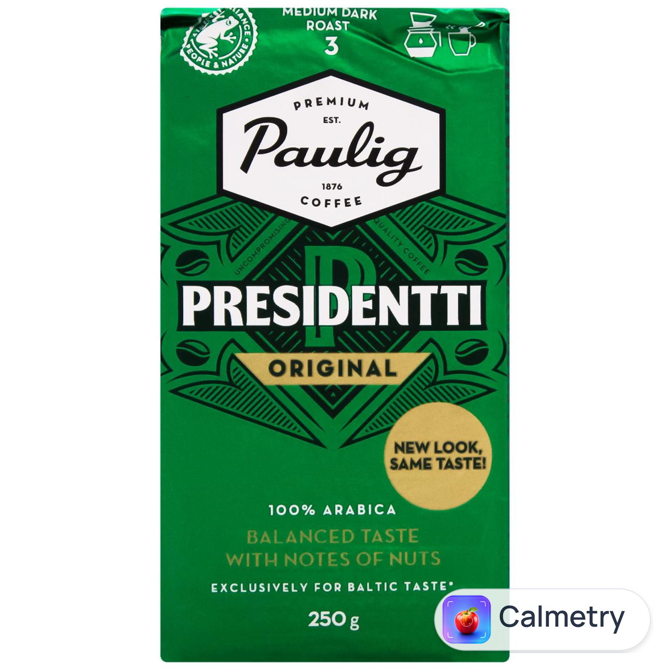 Кава мелена Paulig President 250г — фото продукту