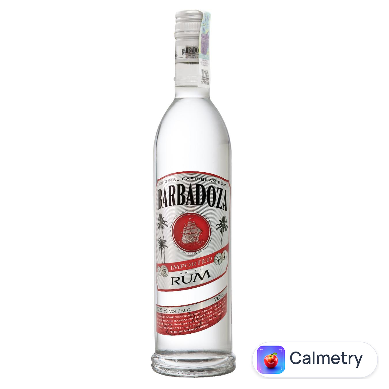 Ром Barbadoza White 37,5% 0,7л — фото продукту