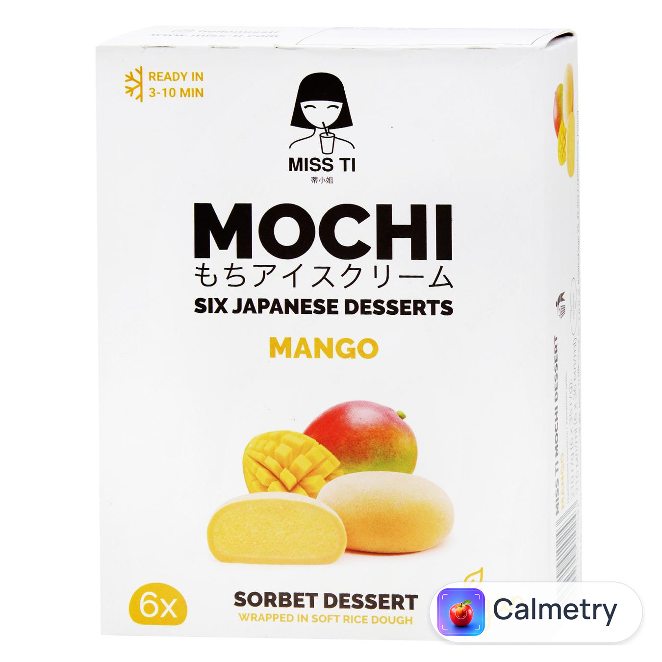 Морозиво-сорбет Miss Ti Mochi манго в рисовому тісті 210г