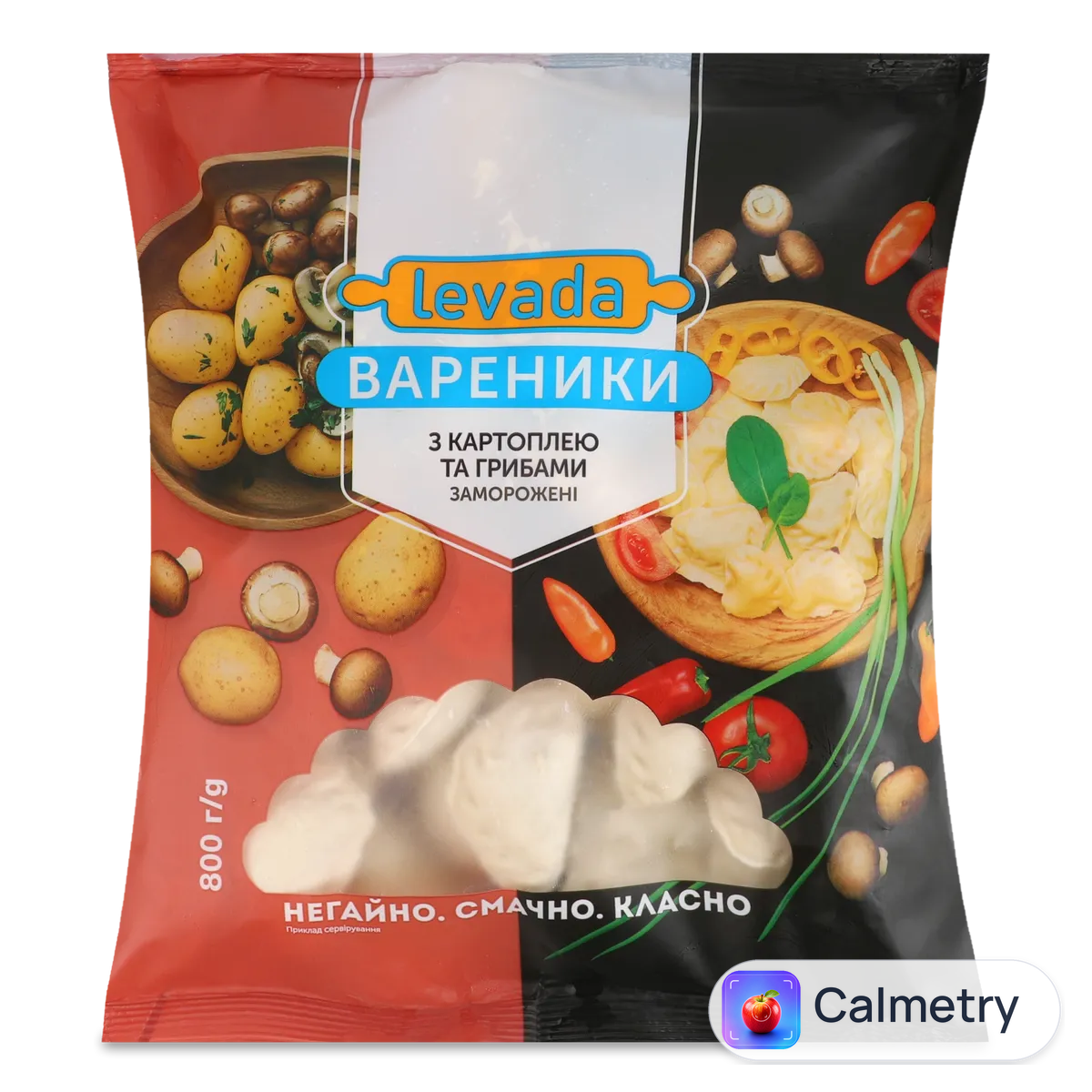 Вареники «Левада» з картоплею та грибами 800г