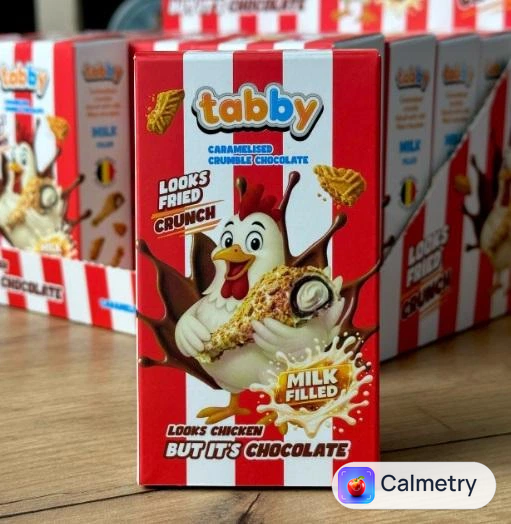 Шоколад Курячі ніжки Tabby LOOKS FRIED CRUNCH 50 г