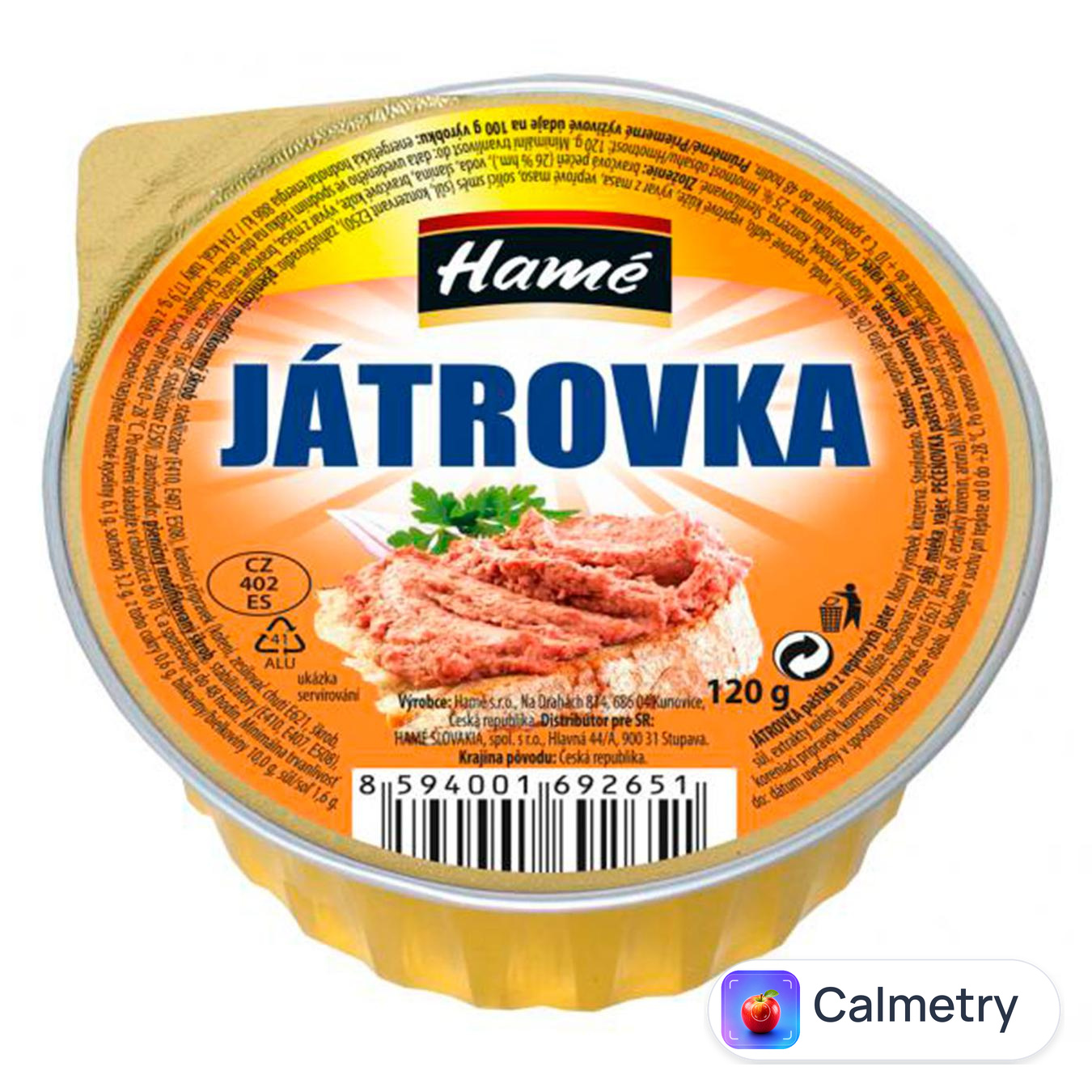 Паштет Hame Печінковий 120г