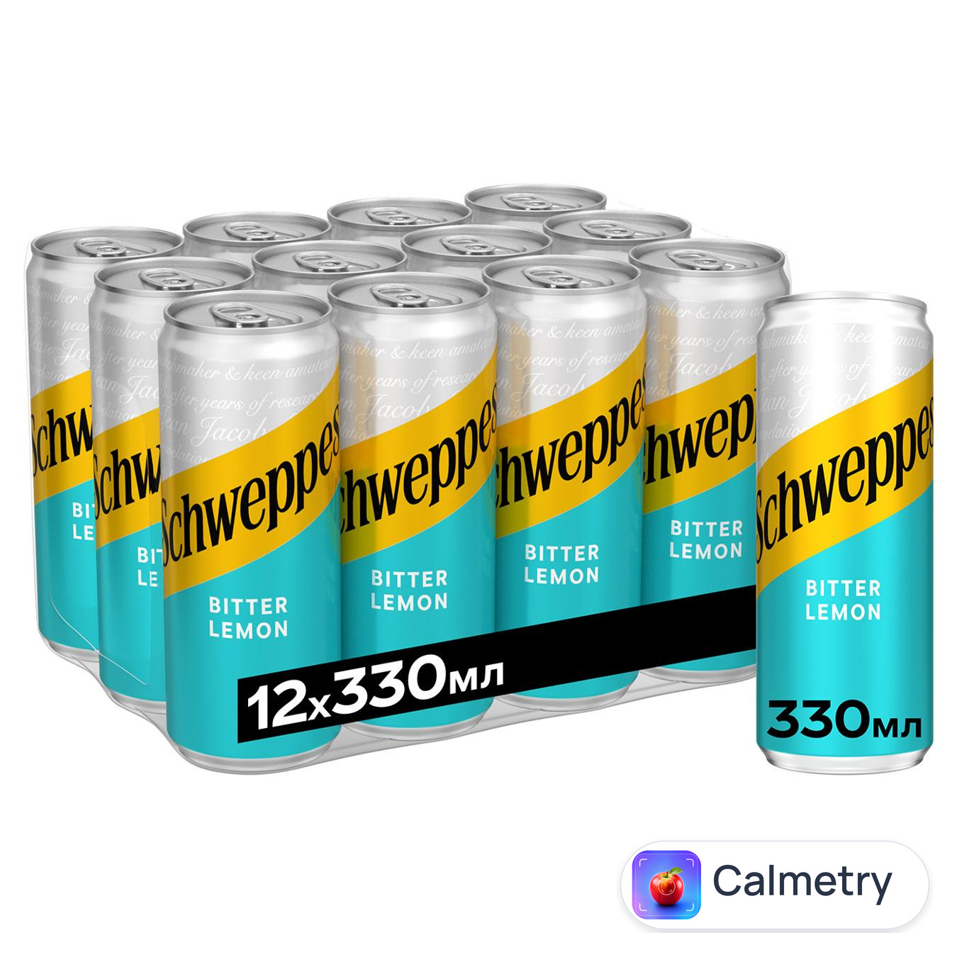 Напій газований Schweppes Bitter Lemon 0,33л 12шт