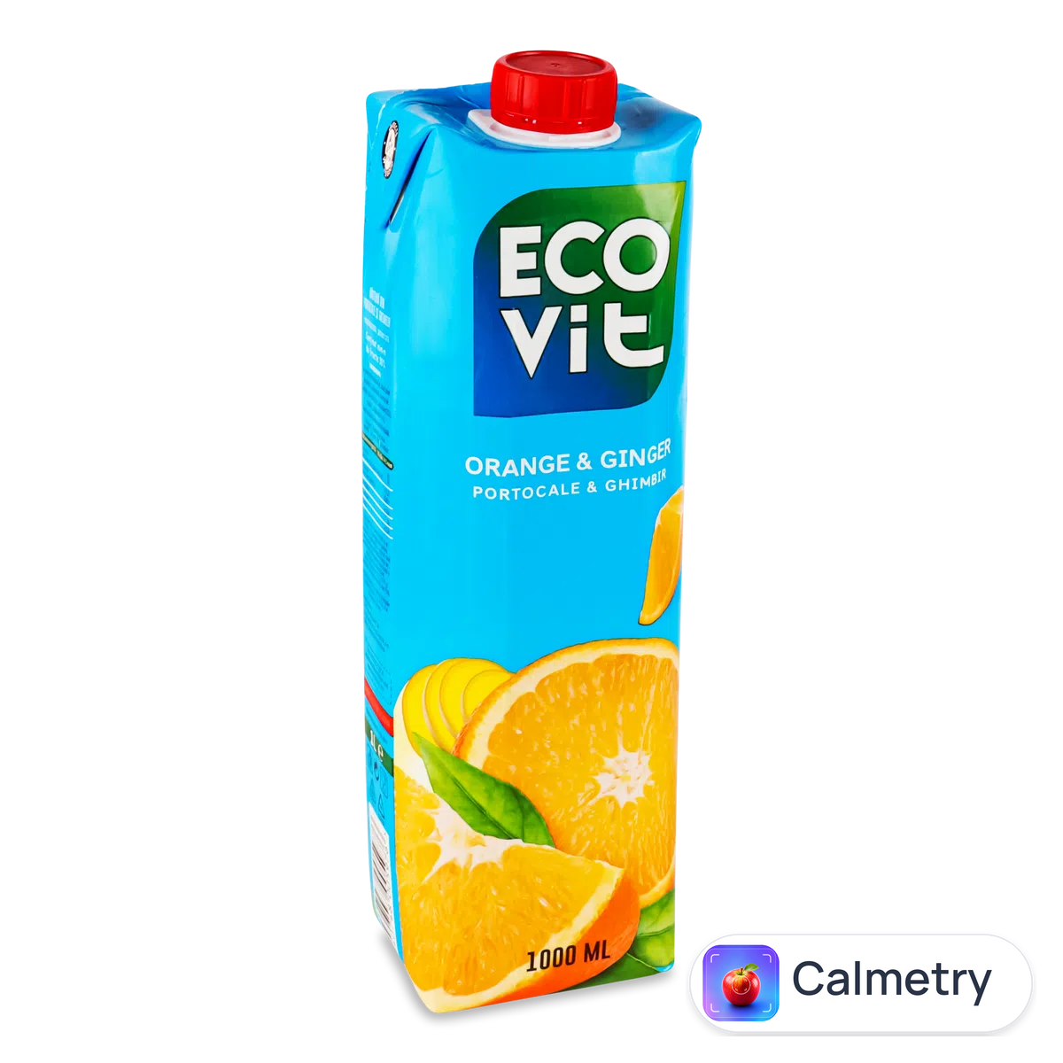 Напій соковмісний Ecovit апельсин-імбир негазований 1л