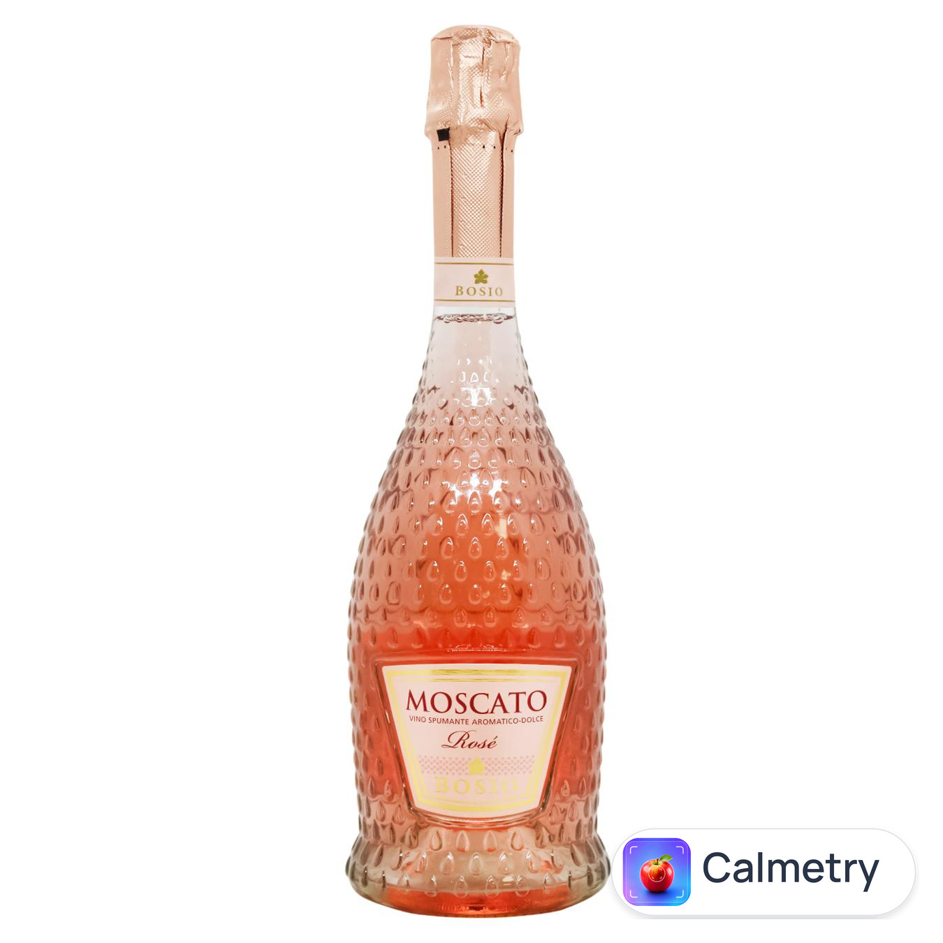 Вино ігристе Bosio Moscato Spumante рожеве солодке 7,5% 0,75л