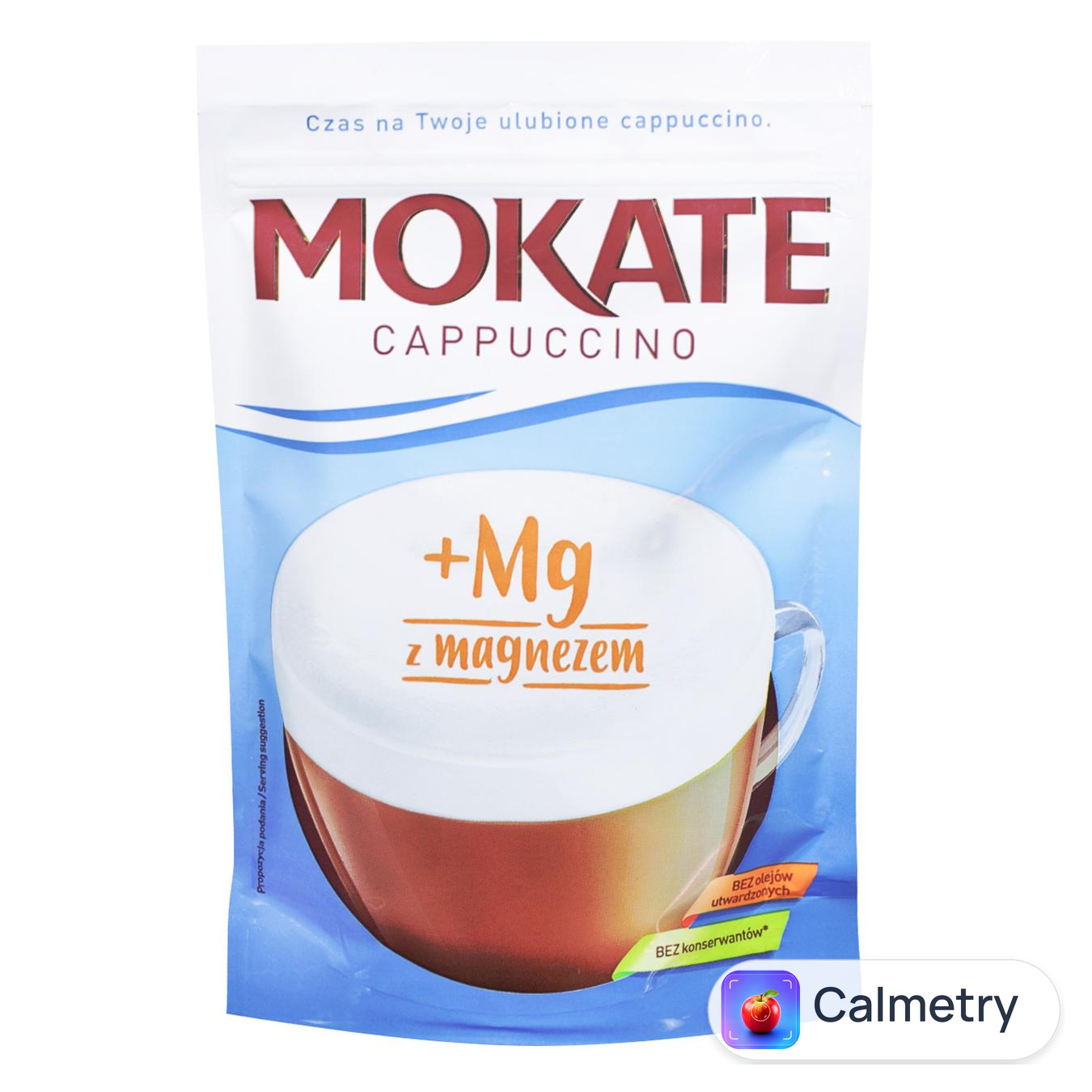 Напій кавовий Mokate Капучино + Магній розчинний 110г