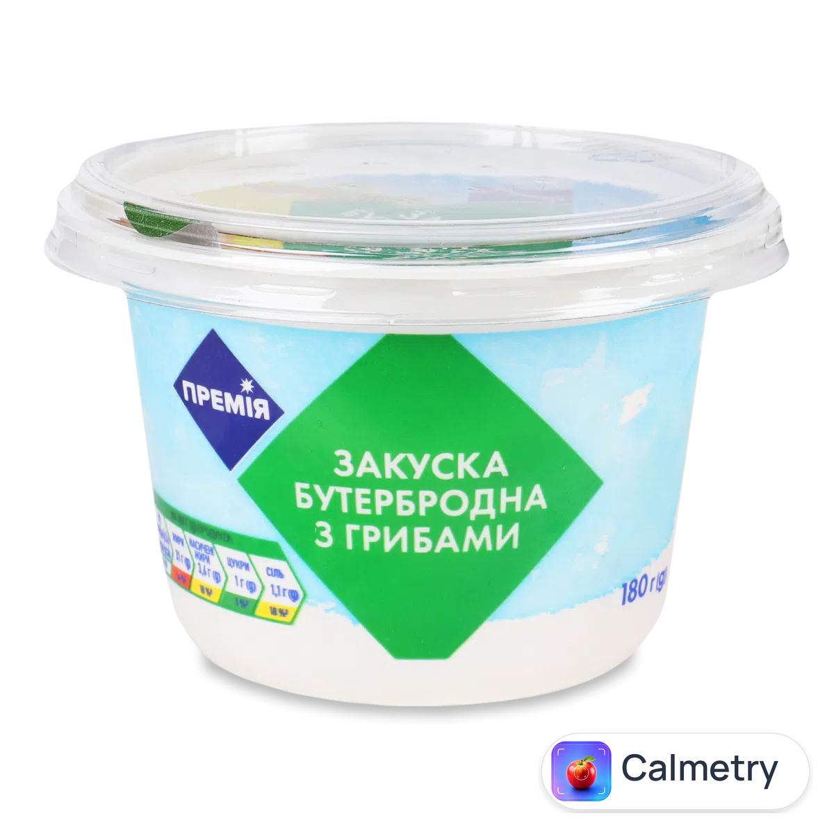 Закуска бутербродна «Премія»® з грибами 180г
