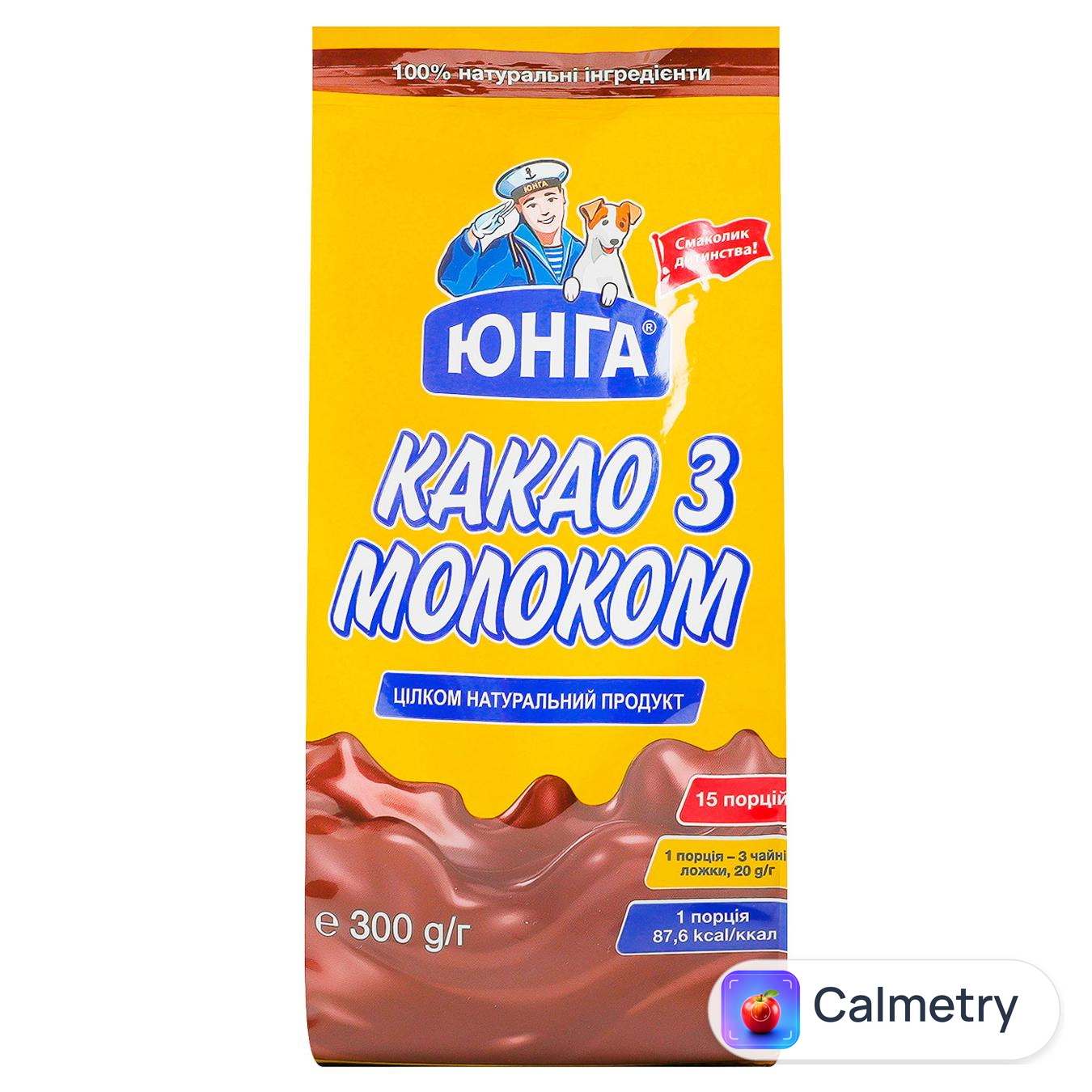 Какао-напій Юнга Какао з молоком 300г