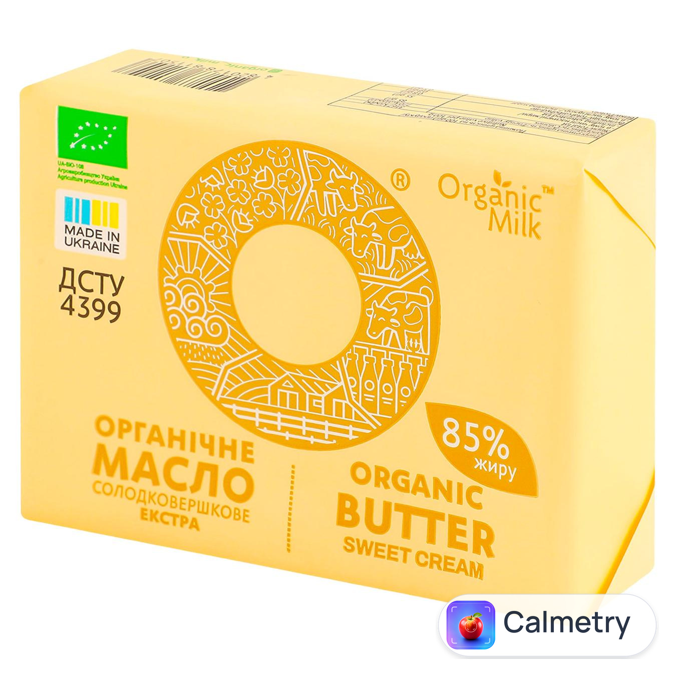 Масло Organic Milk солодковершкове 85% 180г