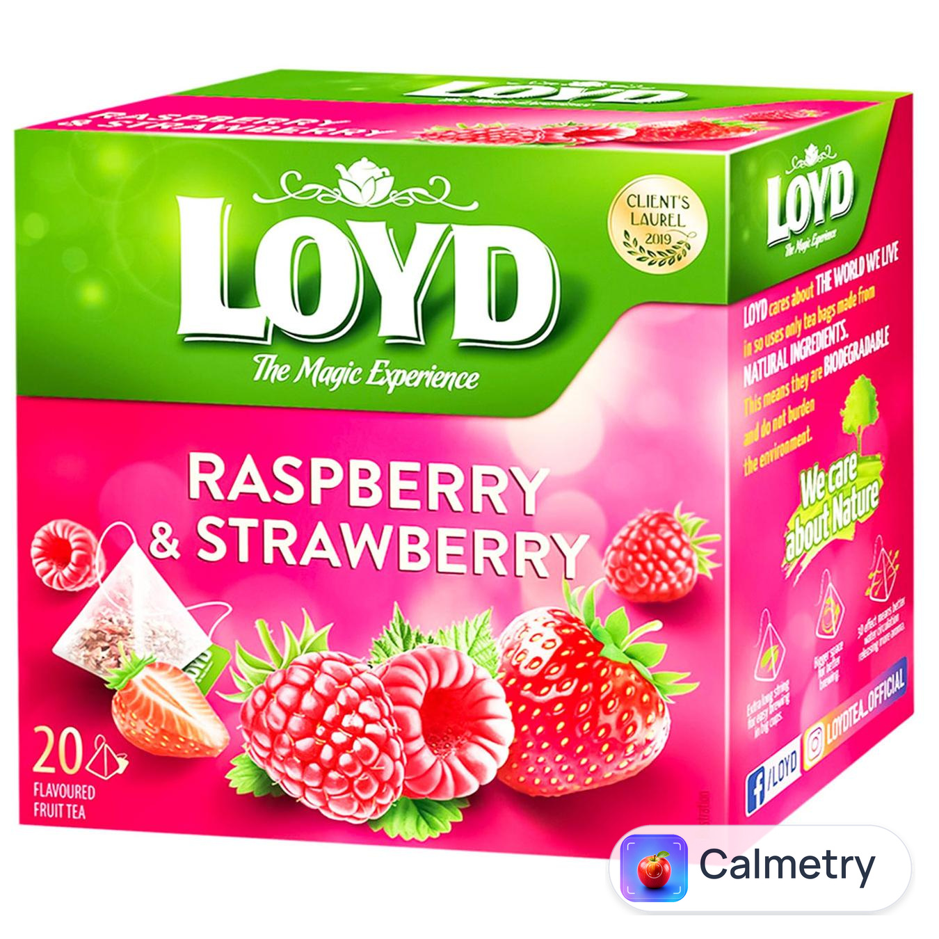 Чай фруктовий Loyd Малина та полуниця 2г*20шт