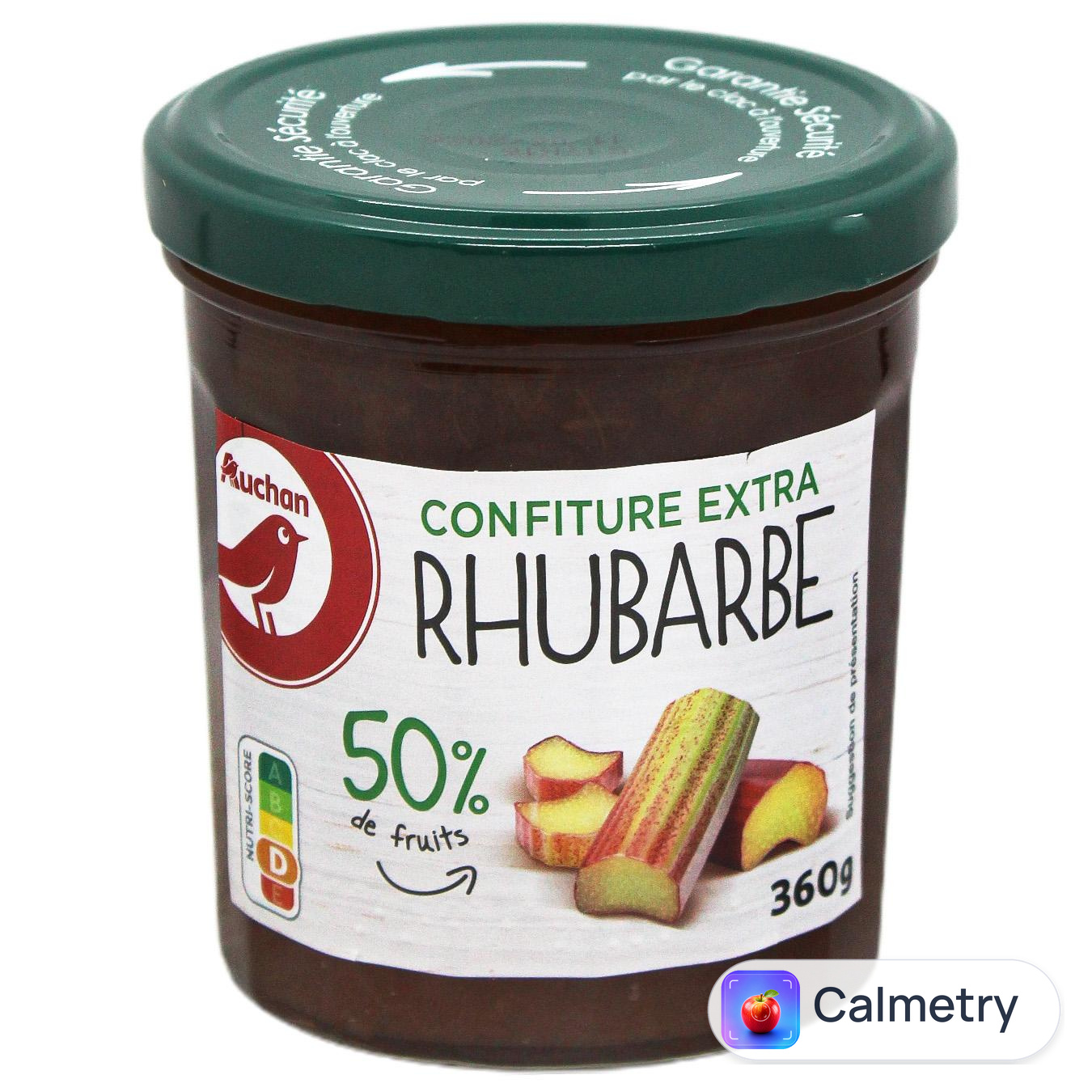 Конфітюр Auchan з ревіню 360г