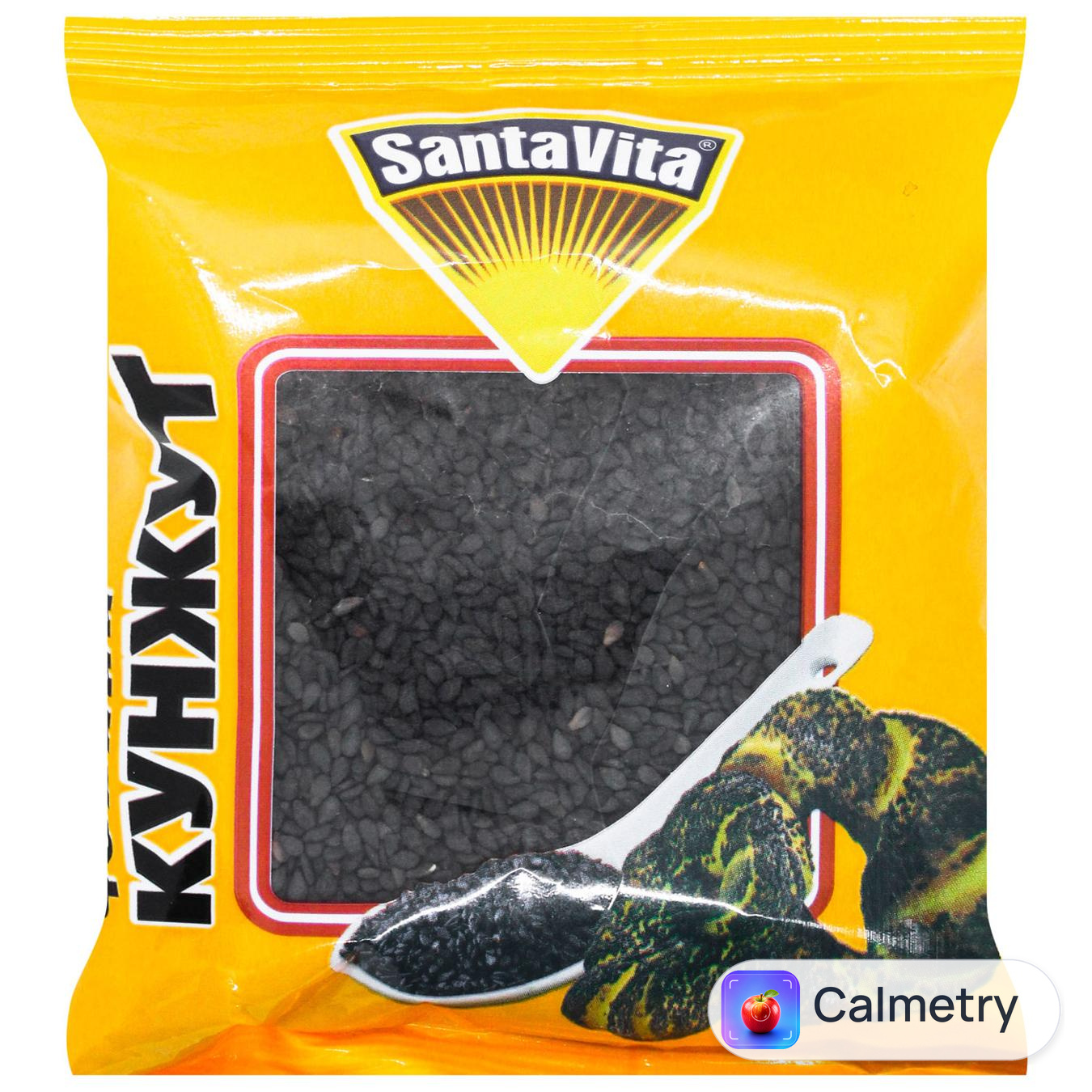 Насіння кунжуту чорного SantaVita Сlassic 125г