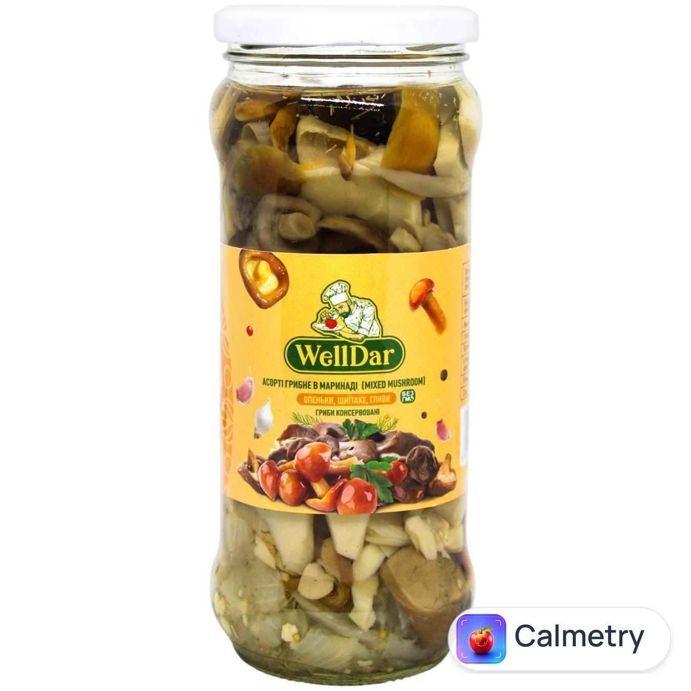 Асорті грибне WellDar в маринаді 580г