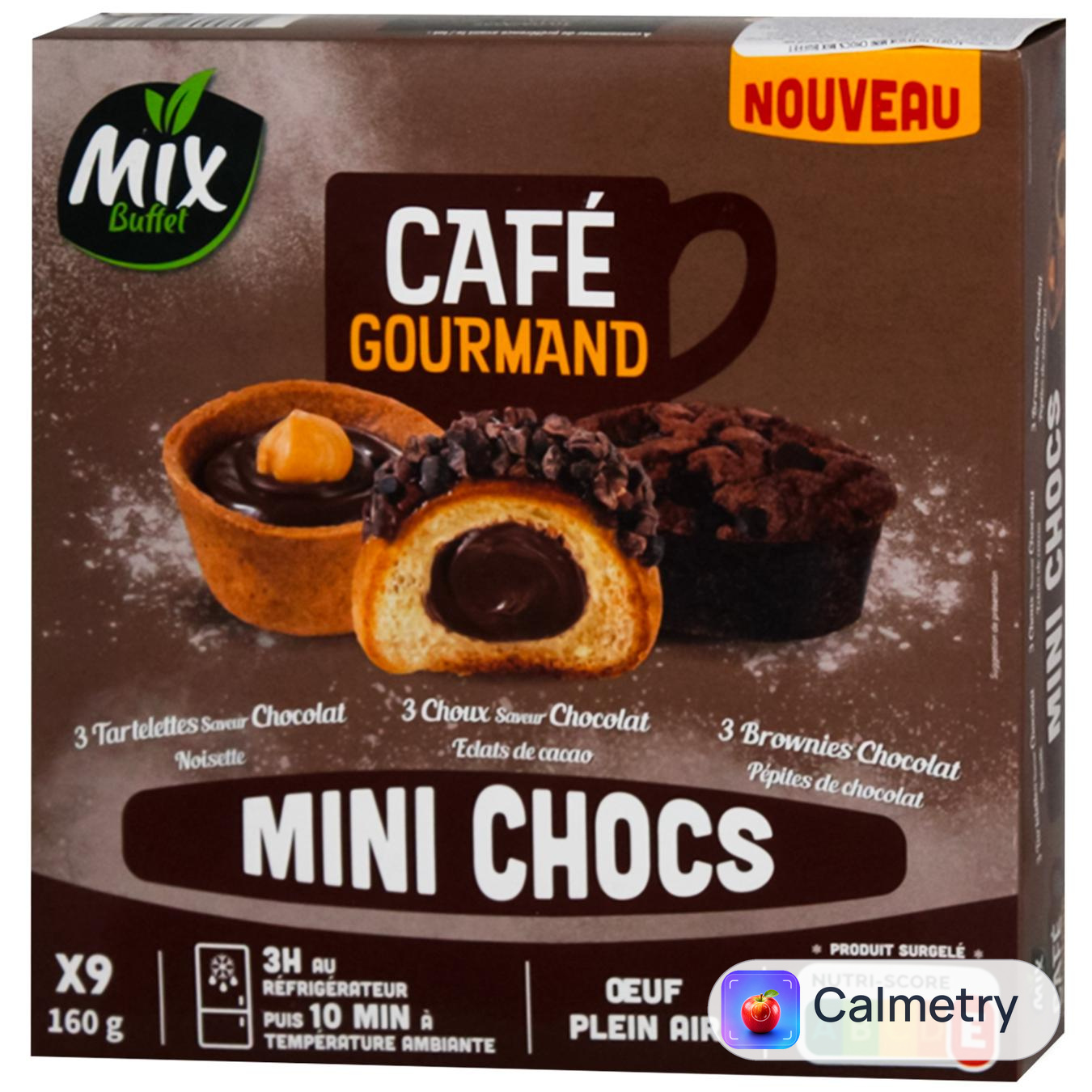 Тістечка Mix Buffet Mini Chocs асорті заморожені 160г
