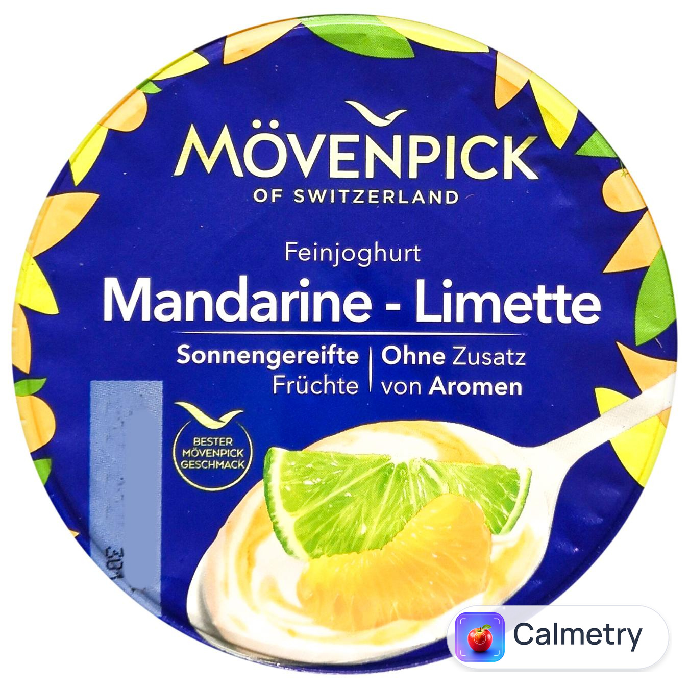 Йогурт Movenpick Feinjoghurt мандарин-лайм 13% 150г