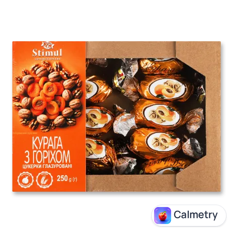 Цукерки «Стимул» курага з горіхом Stimul